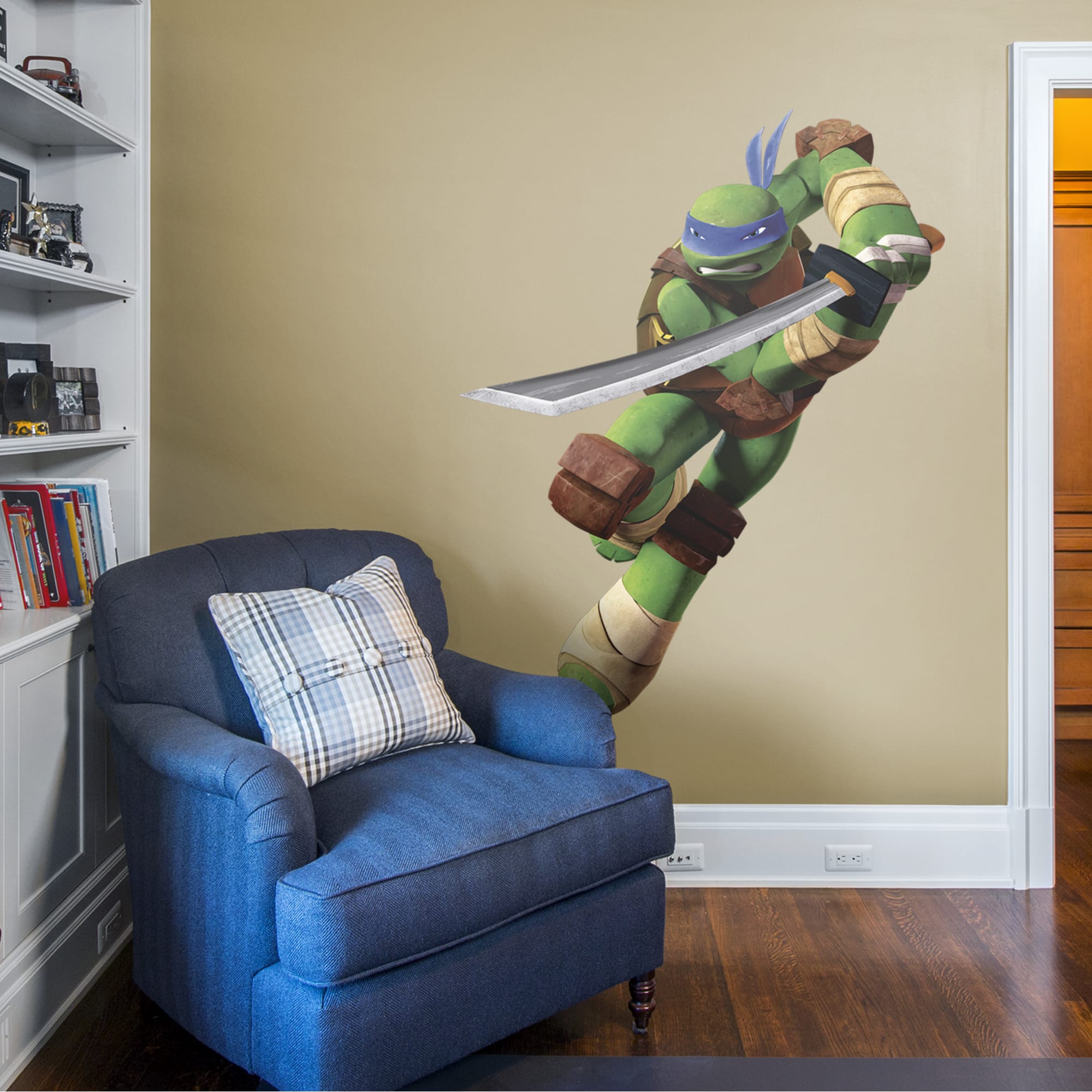 Leonardo - Officially Licensed Removable Wall Decal 50.0"W x 62.5"H by Fathead | Vinyl