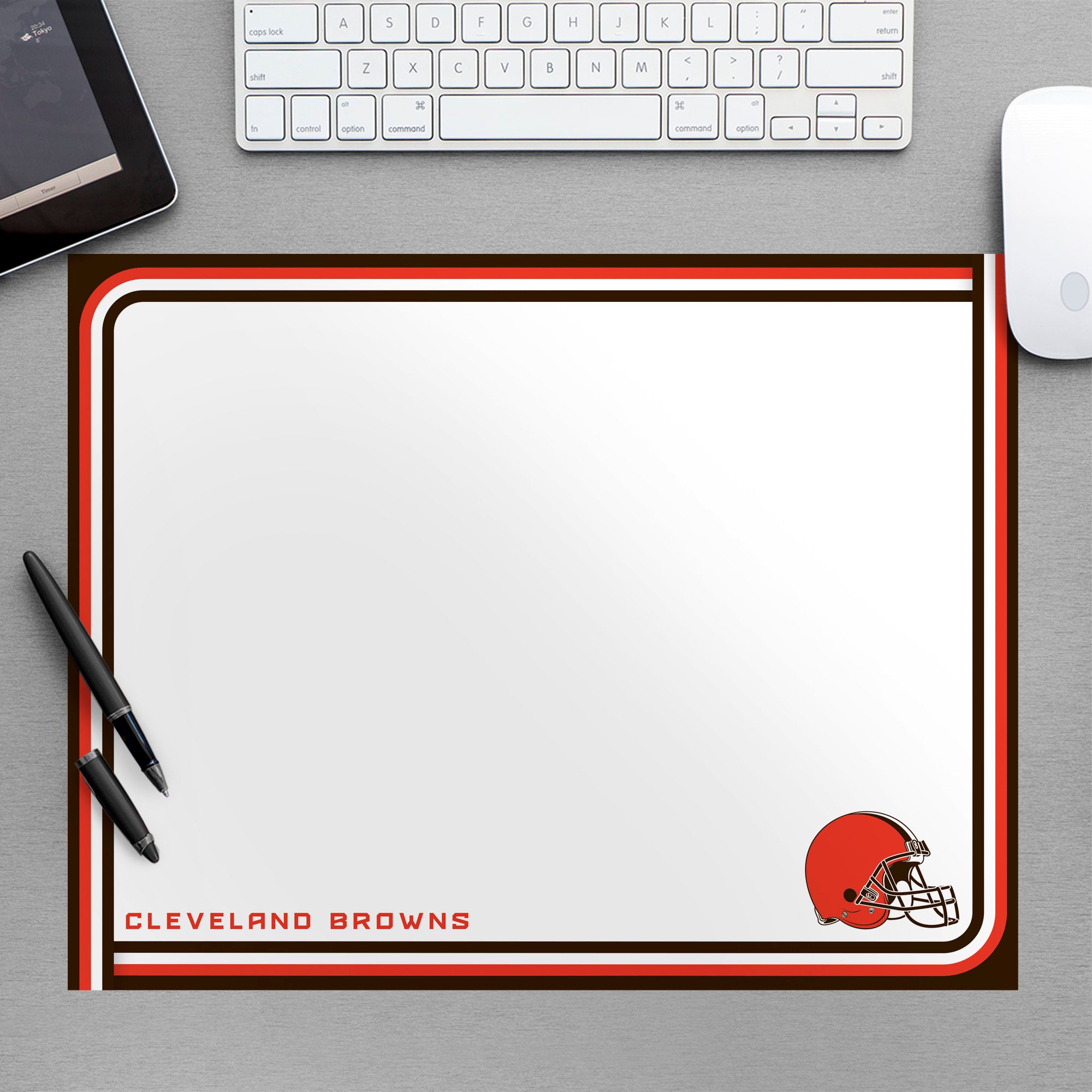 Cleveland Browns: Dry Erase Whiteboard - Officially Licensed NFL Removable Wall Decal Large by Fathead | Vinyl