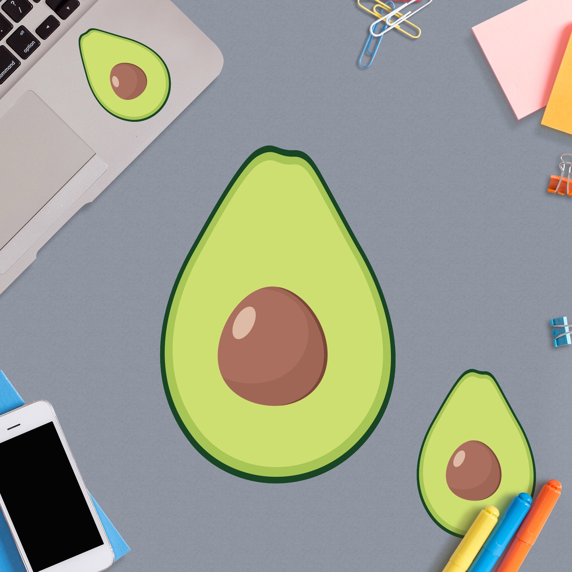 Avocado: Illustrated Collection - Removable Vinyl Decals 8.0"W x 10.0"H by Fathead