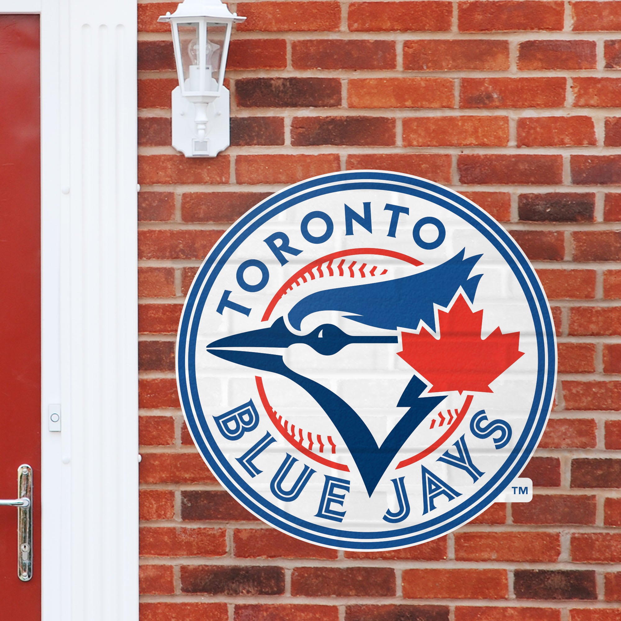 Toronto Blue Jays: Logo - Officially Licensed MLB Outdoor Graphic Giant Logo (30"W x 30"H) by Fathead | Wood/Aluminum