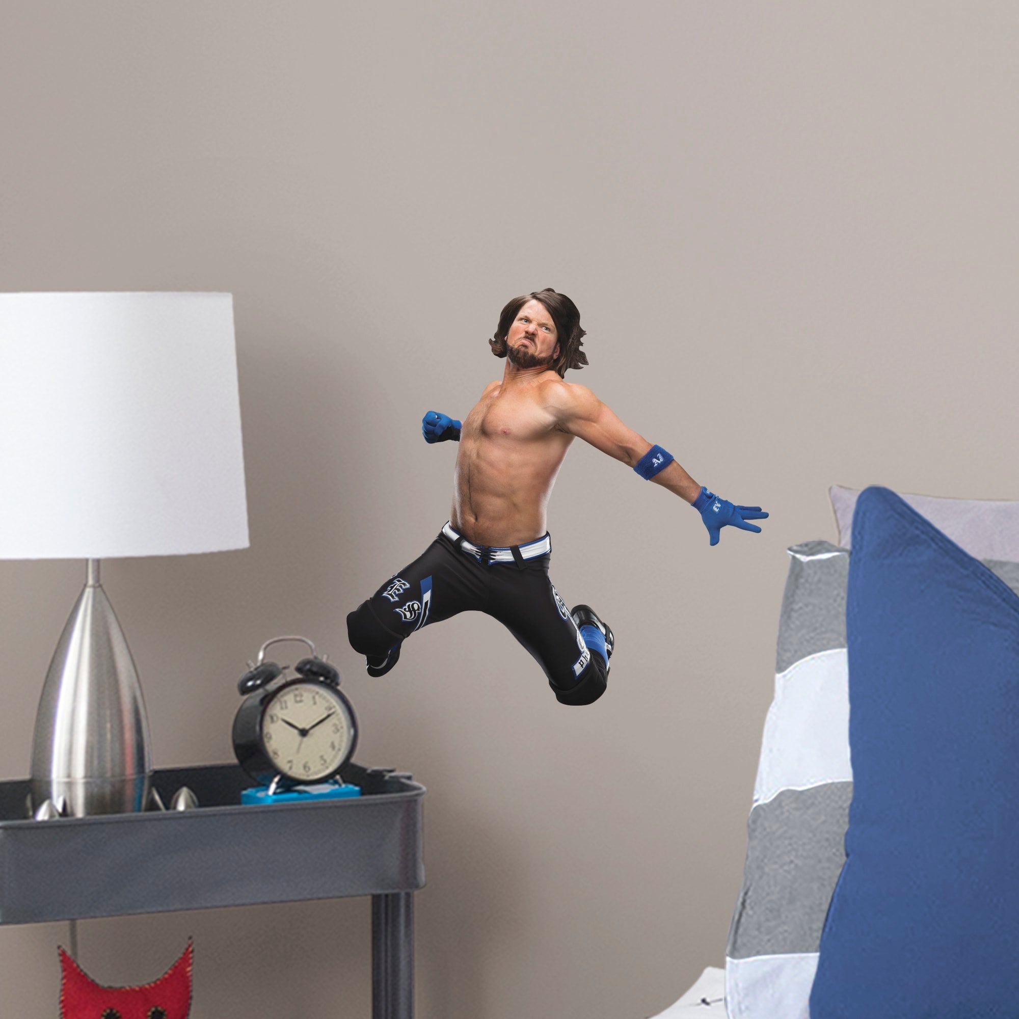 AJ Styles for WWE: Attack - Officially Licensed Removable Wall Decal Large by Fathead | Vinyl