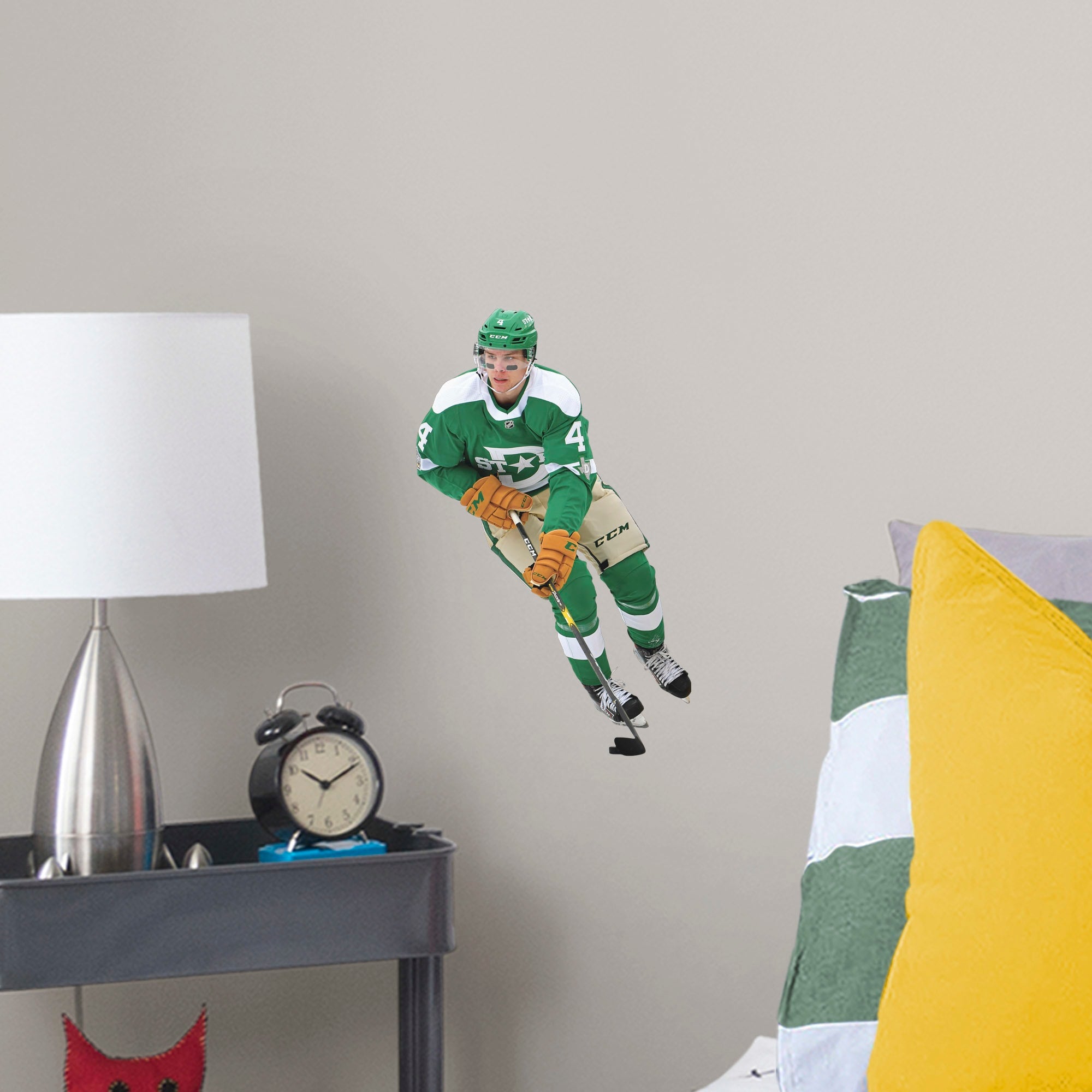 Miro Heiskanen for Dallas Stars - Officially Licensed NHL Removable Wall Decal Large by Fathead | Vinyl