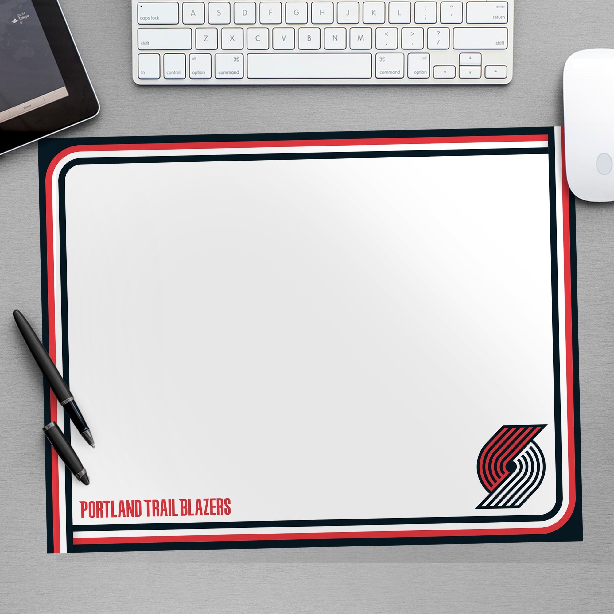 Portland Trail Blazers for Portland Trail Blazers: Dry Erase Whiteboard - Officially Licensed NBA Removable Wall Decal Large by