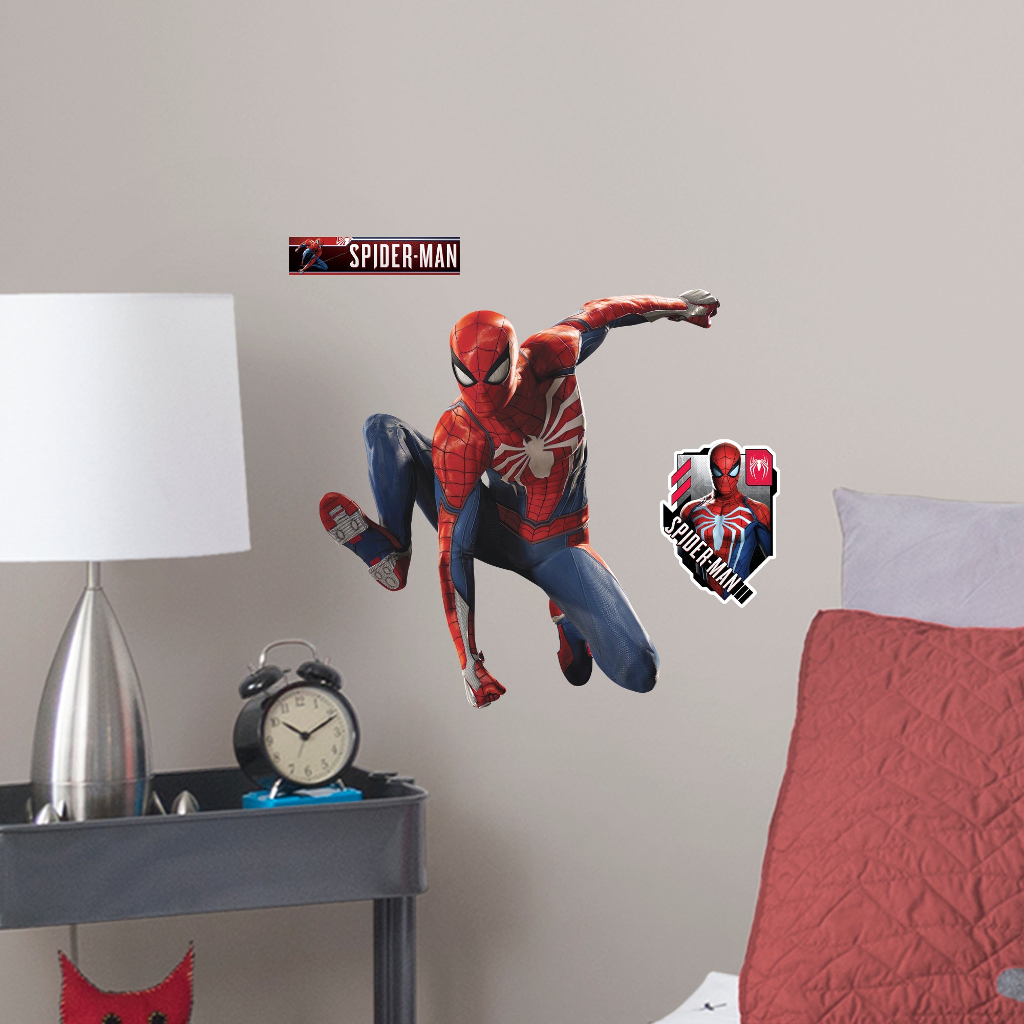 Spider-Man: Gameverse Leap - Officially Licensed Removable Wall Decal Large by Fathead | Vinyl