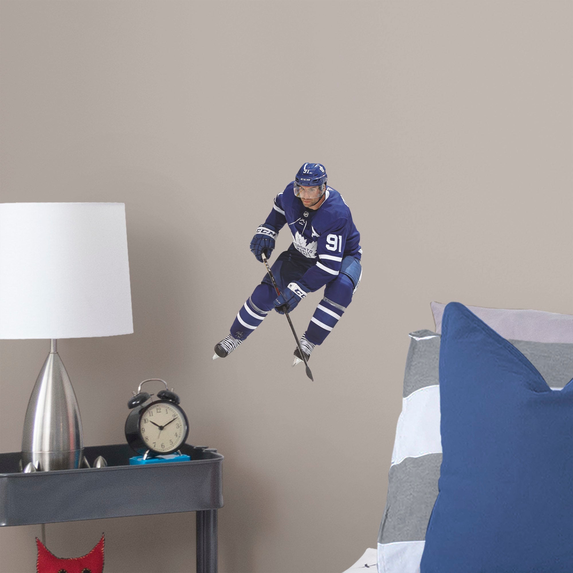 John Tavares for Toronto Maple Leafs - Officially Licensed NHL Removable Wall Decal Large by Fathead | Vinyl
