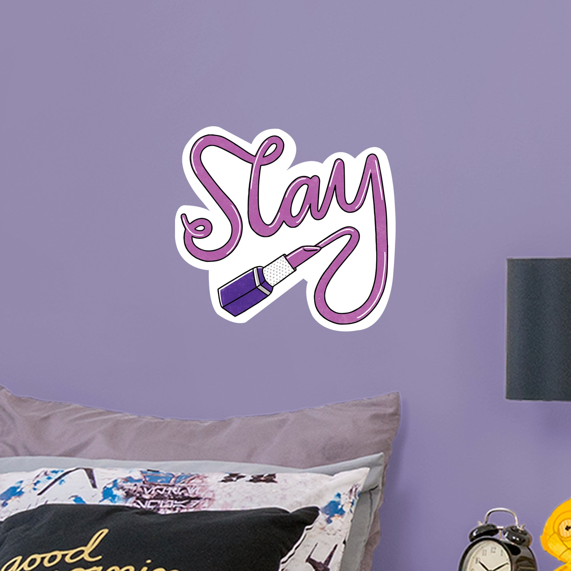 Slay Lipstick - Officially Licensed Big Moods Removable Wall Decal Large by Fathead | Vinyl