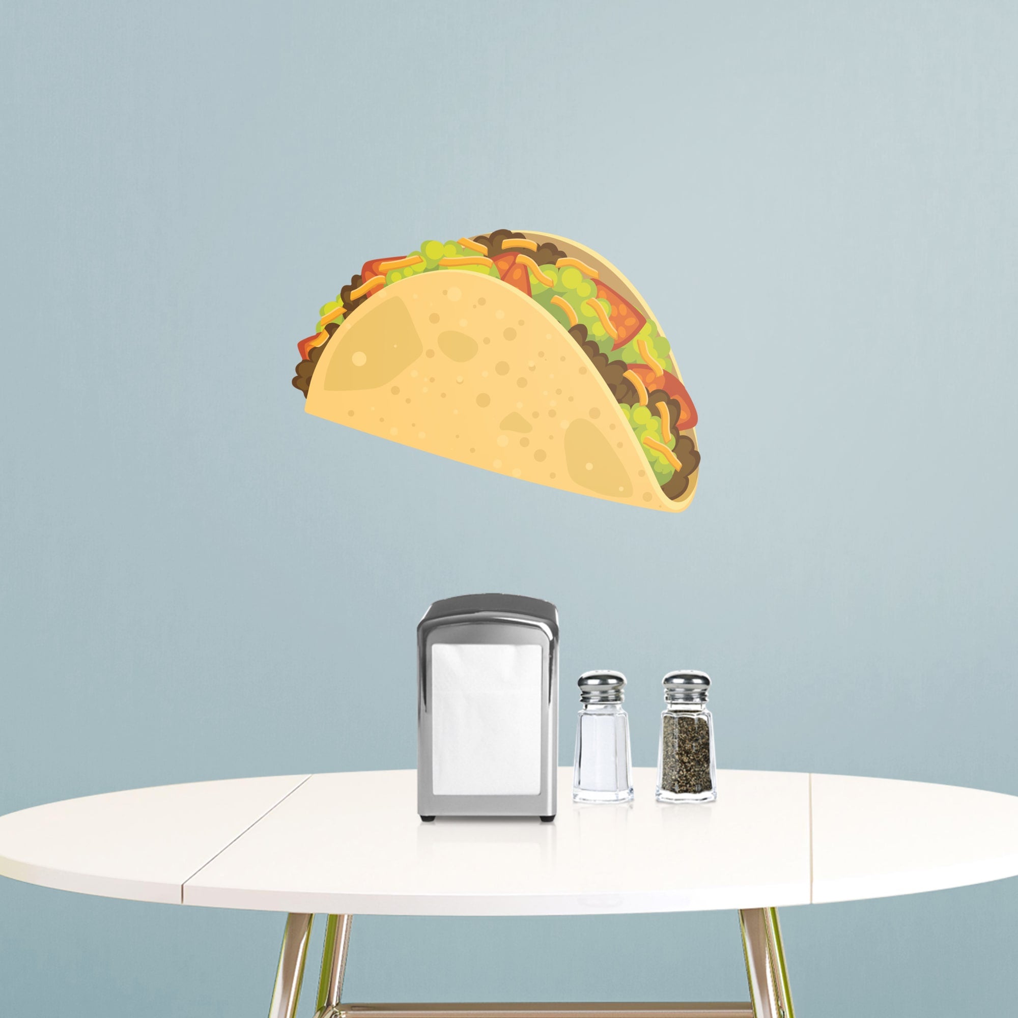 Taco: Illustrated - Removable Vinyl Decal Large by Fathead