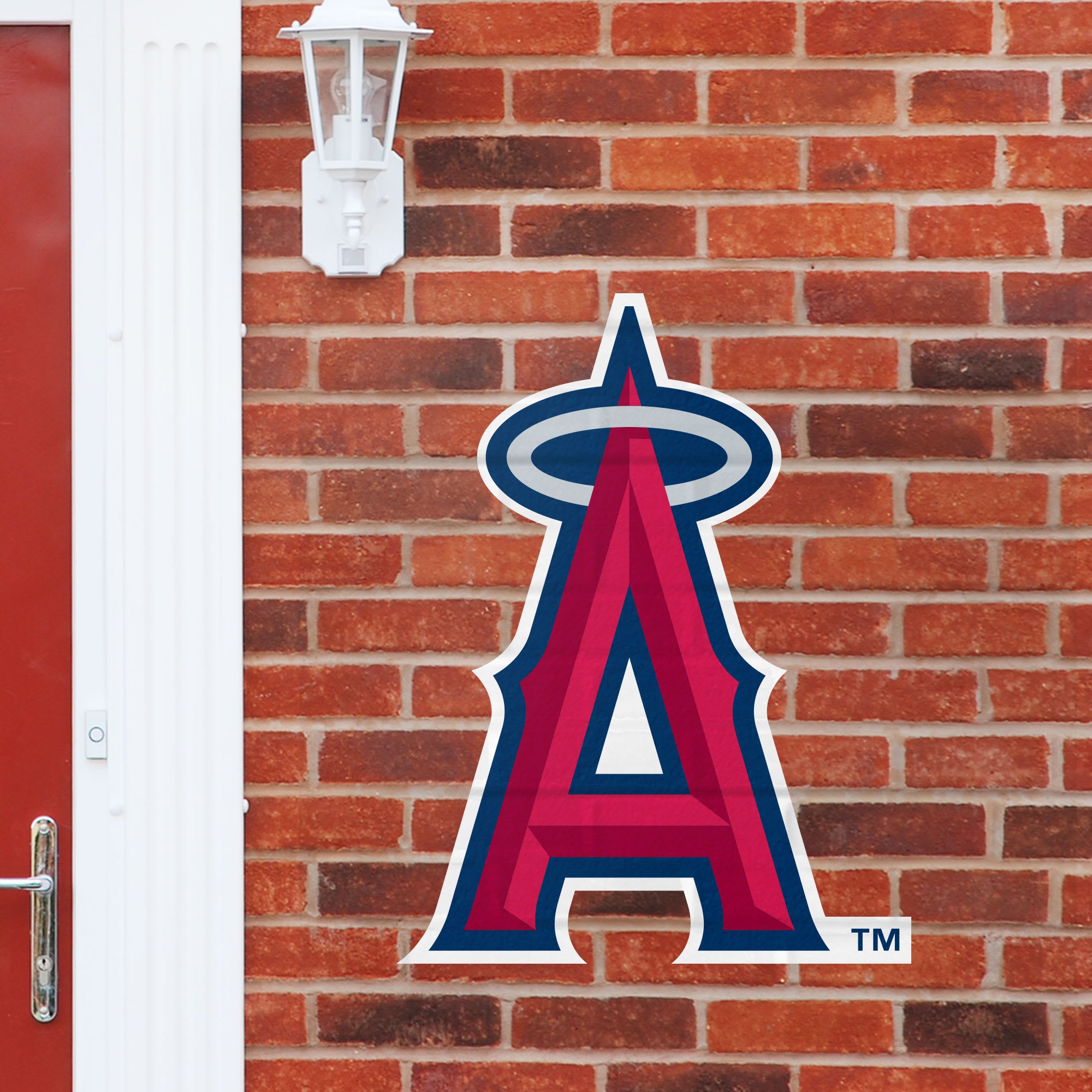 LA Angels: Logo - Officially Licensed MLB Outdoor Graphic Giant Logo (30"W x 30"H) by Fathead | Wood/Aluminum