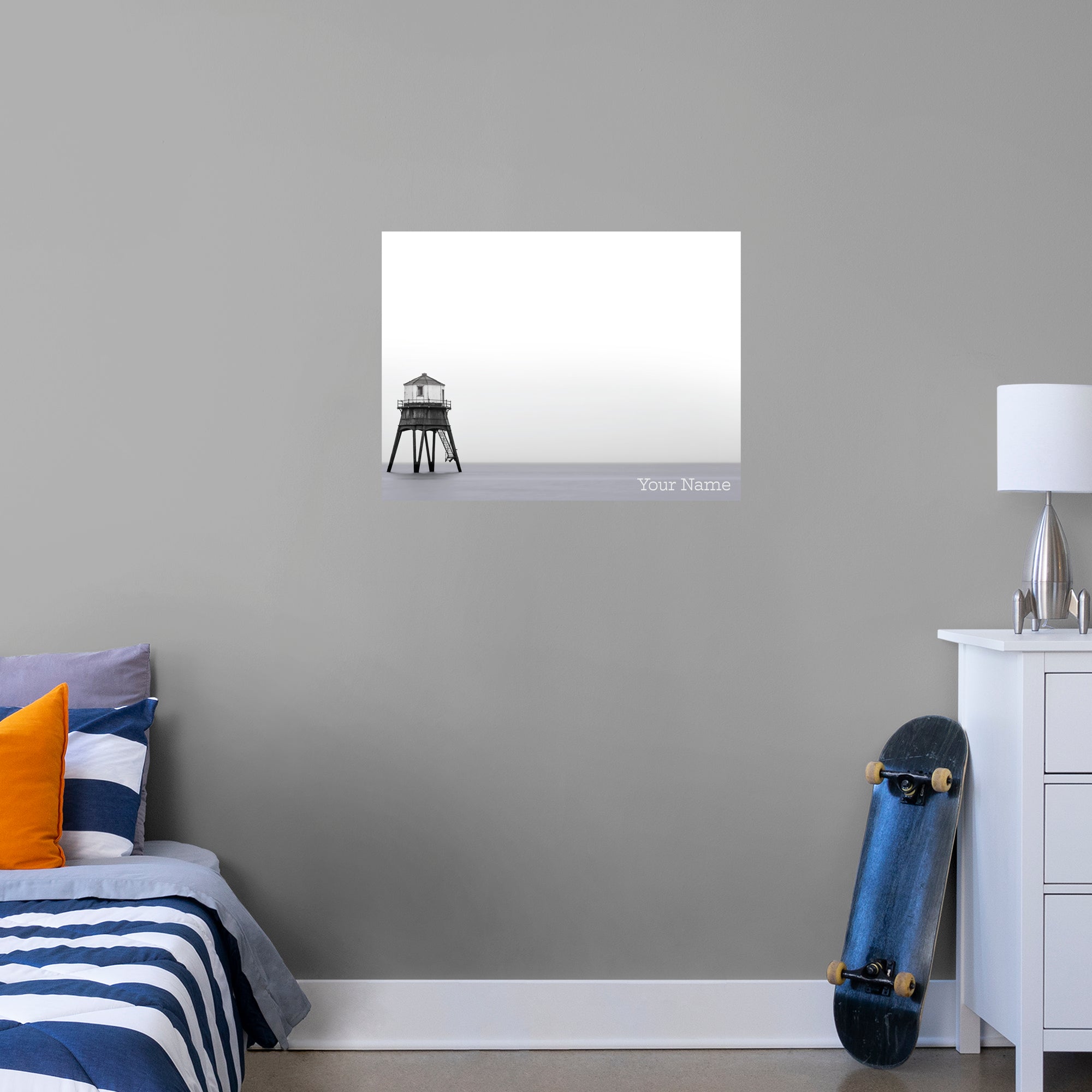 Personalized Dry Erase Boards Lighthouse - Removable Wall Decal XL by Fathead | Vinyl