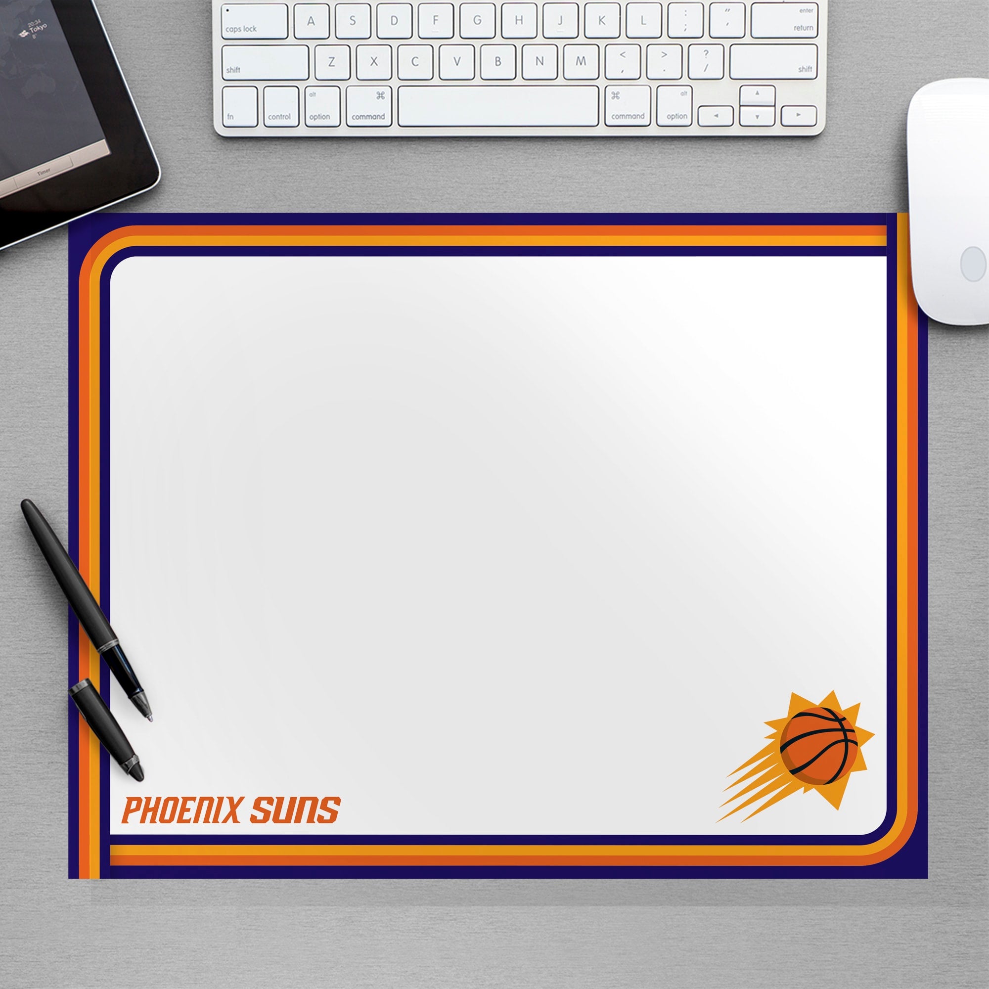 Phoenix Suns for Phoenix Suns: Dry Erase Whiteboard - Officially Licensed NBA Removable Wall Decal Large by Fathead | Vinyl