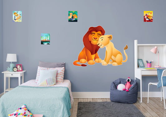 Wall Sticker Bedroom Boy Lion, Sticker Art Decor Lion King