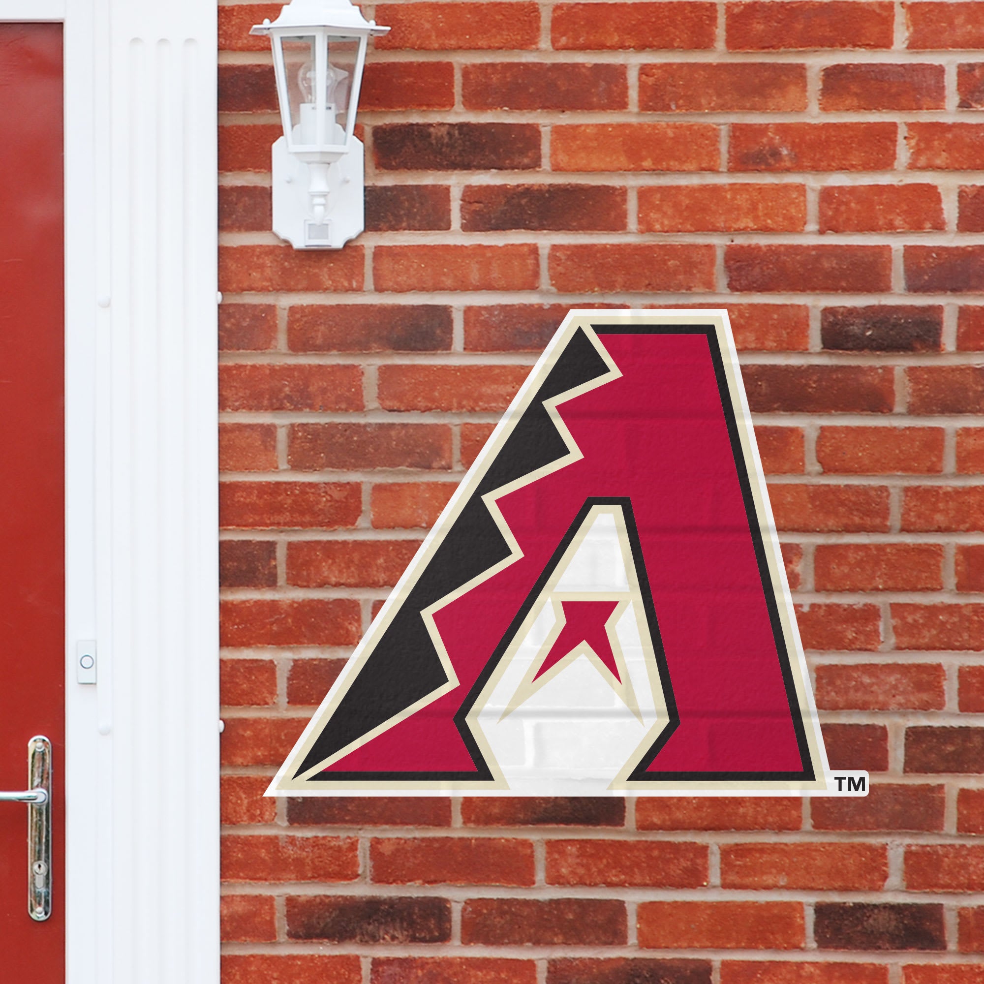 Arizona Diamondbacks: Logo - Officially Licensed MLB Outdoor Graphic Giant Logo (30"W x 30"H) by Fathead | Wood/Aluminum