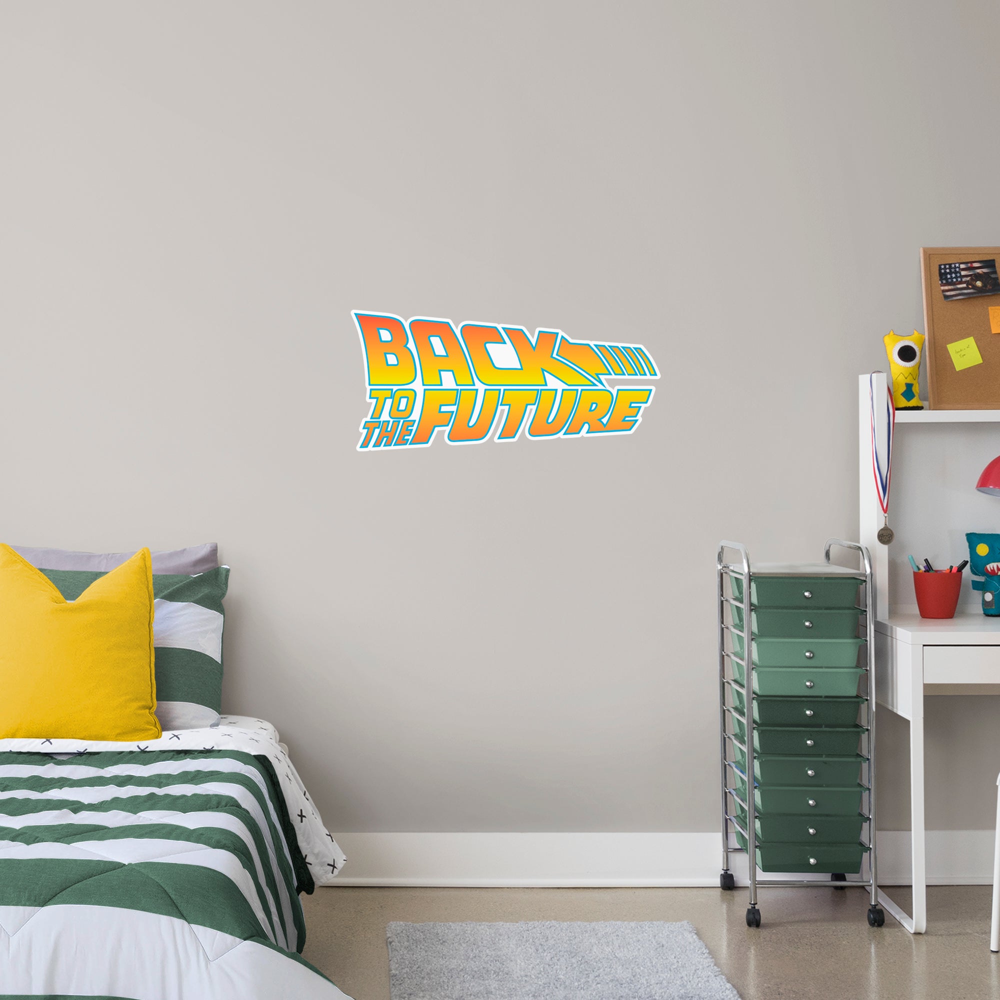 BACK TO THE FUTURE LOGO OFFICIALLY LICENSED NBC UNIVERSAL REMOVABLE Wall DECAL XL by Fathead | Vinyl