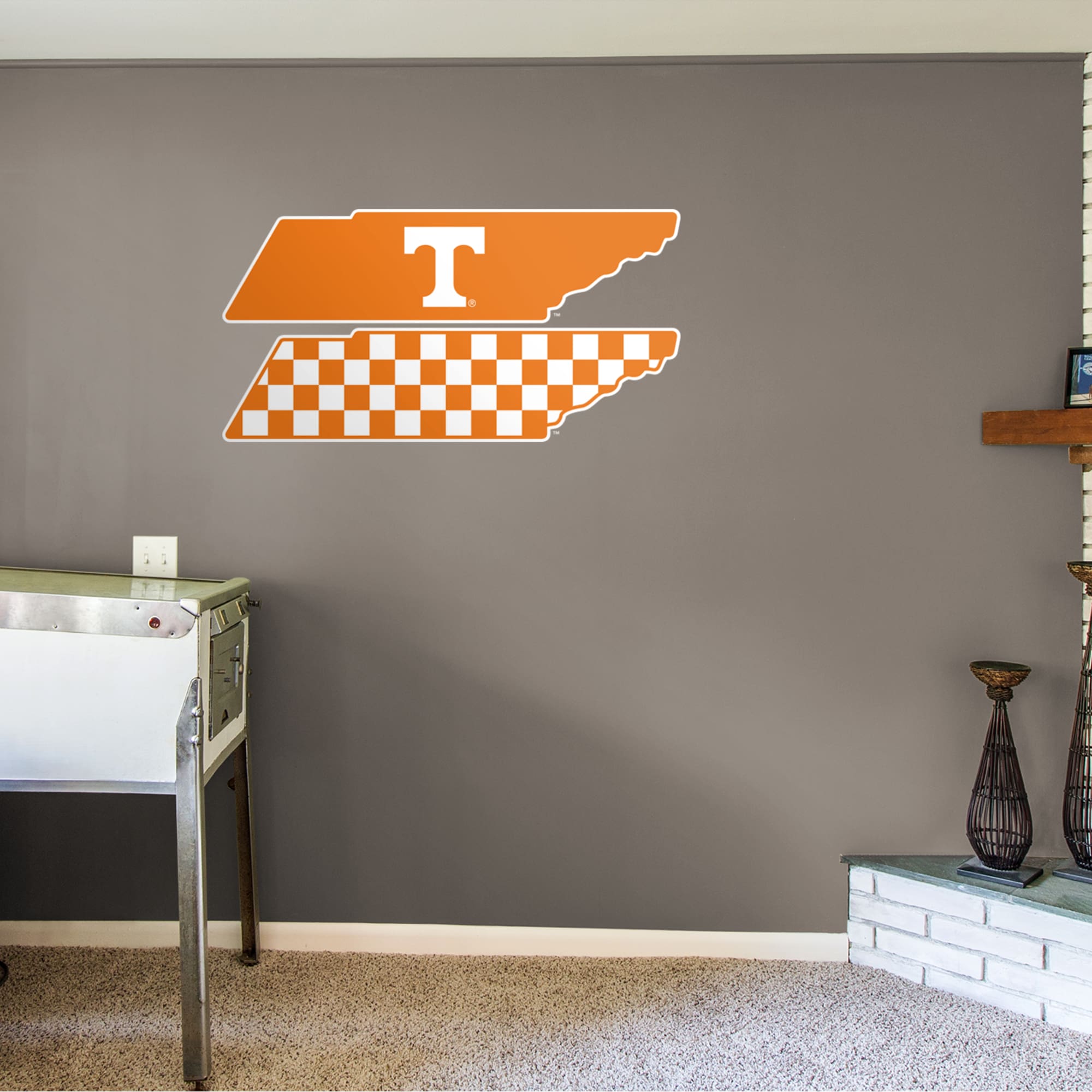 Tennessee Volunteers: State of Tennessee - Officially Licensed Removable Wall Decal 51.0"W x 13.0"H by Fathead | Vinyl