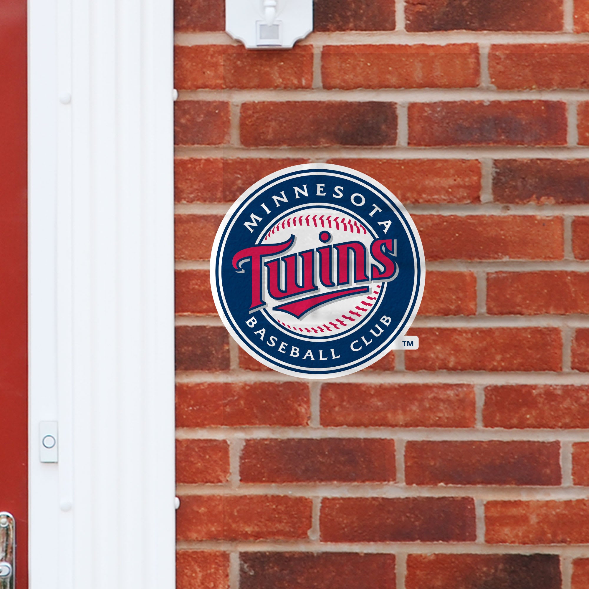 Minnesota Twins: Logo - Officially Licensed MLB Outdoor Graphic Large by Fathead | Wood/Aluminum