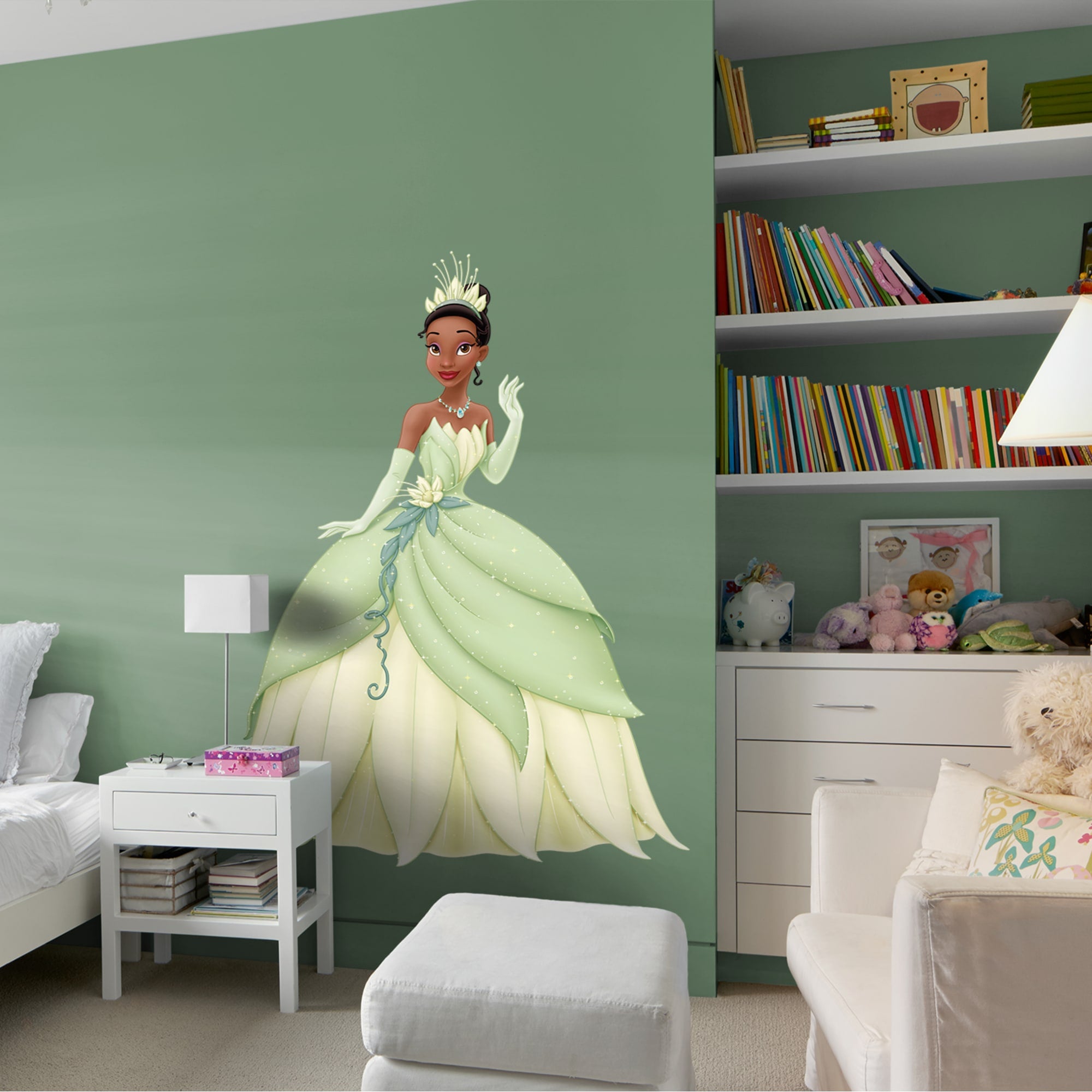 Princess Tiana - Officially Licensed Disney Removable Wall Decal 48.0"W x 62.0"H by Fathead | Vinyl