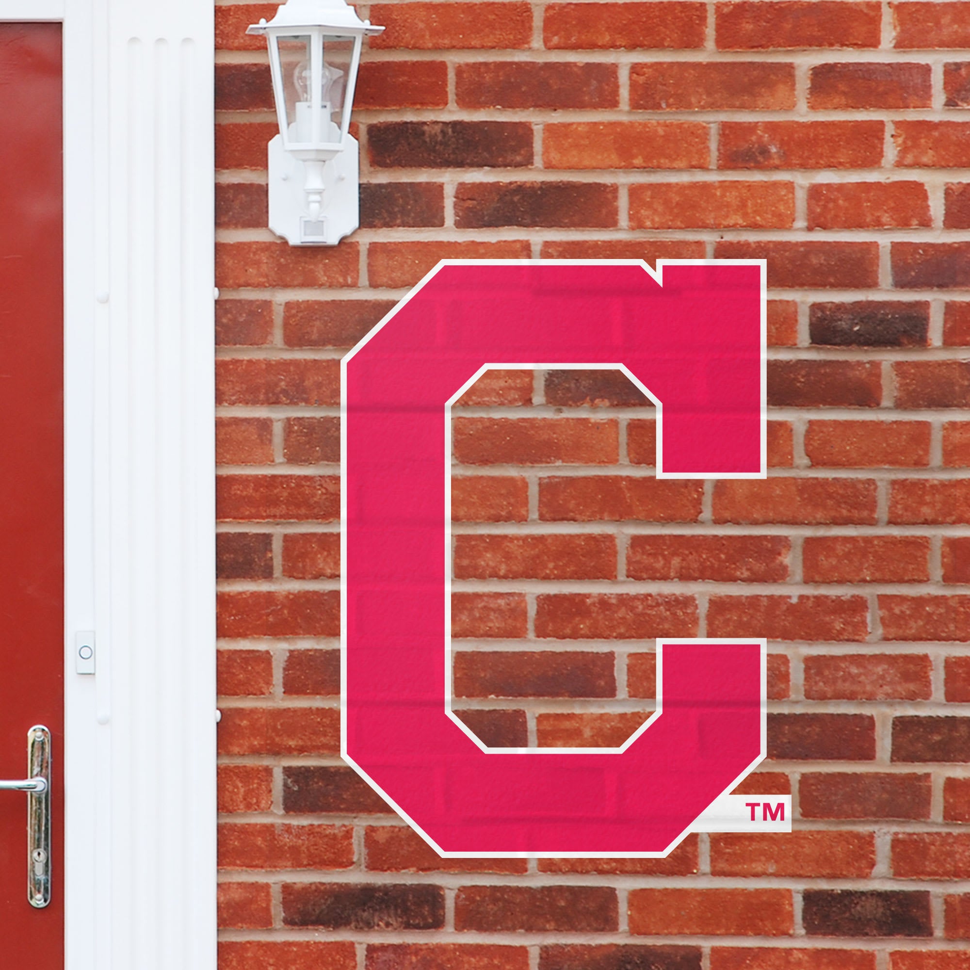 Cleveland Indians: Logo - Officially Licensed MLB Outdoor Graphic Giant Logo (30"W x 30"H) by Fathead | Wood/Aluminum