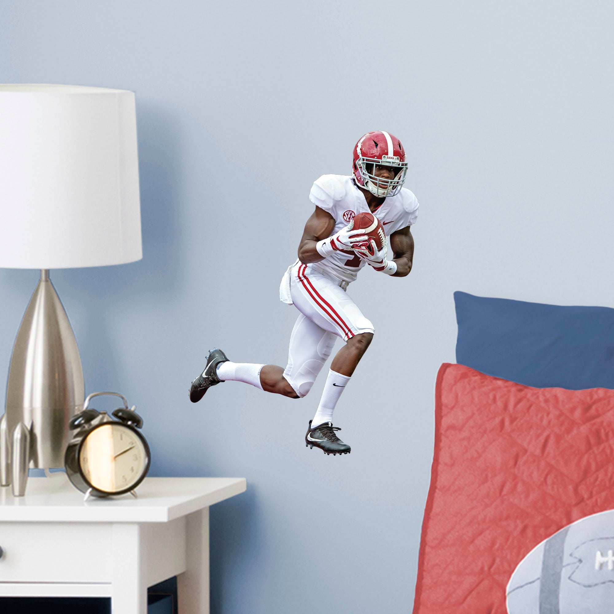 Jerry Jeudy for Alabama Crimson Tide: Alabama - Officially Licensed Removable Wall Decal Large by Fathead | Vinyl