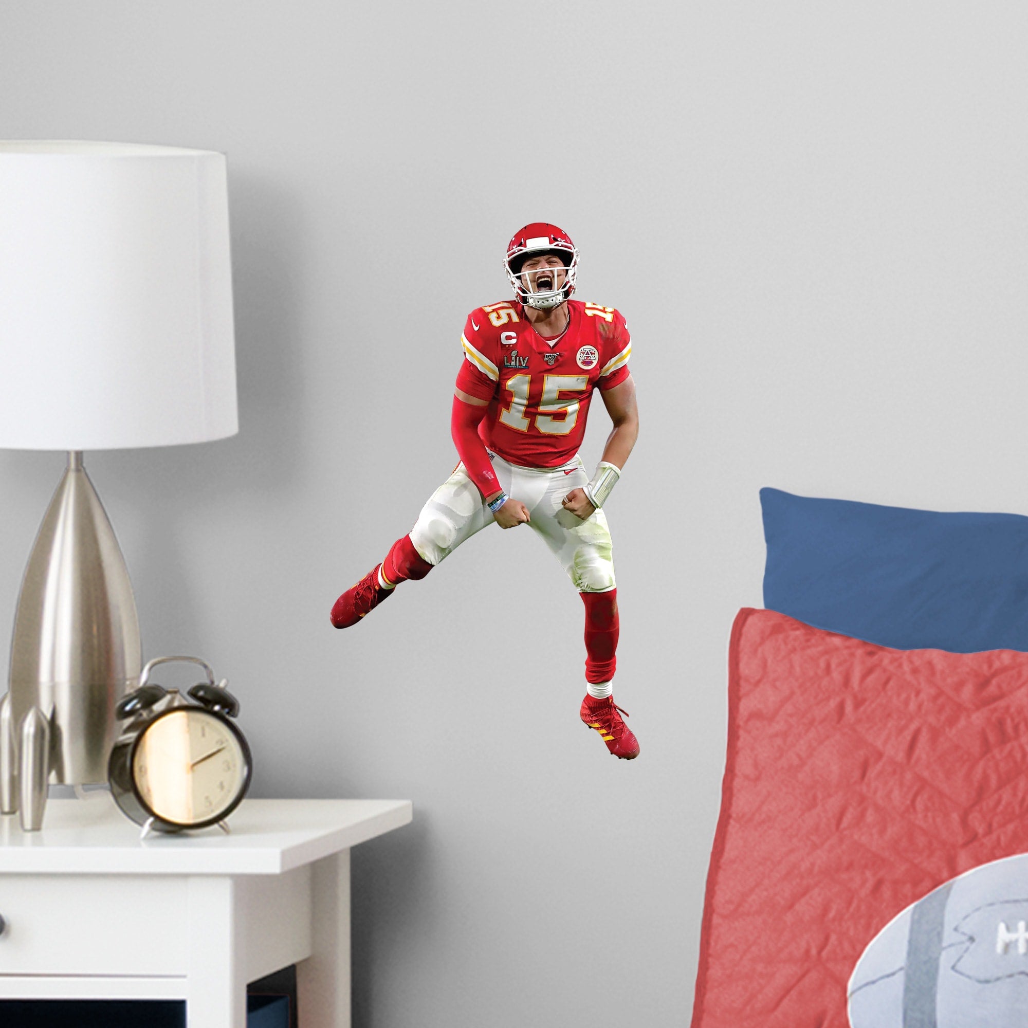 Patrick Mahomes for Kansas City Chiefs: Super Bowl LIV MVP - Officially Licensed NFL Removable Wall Decal Large by Fathead | Vin