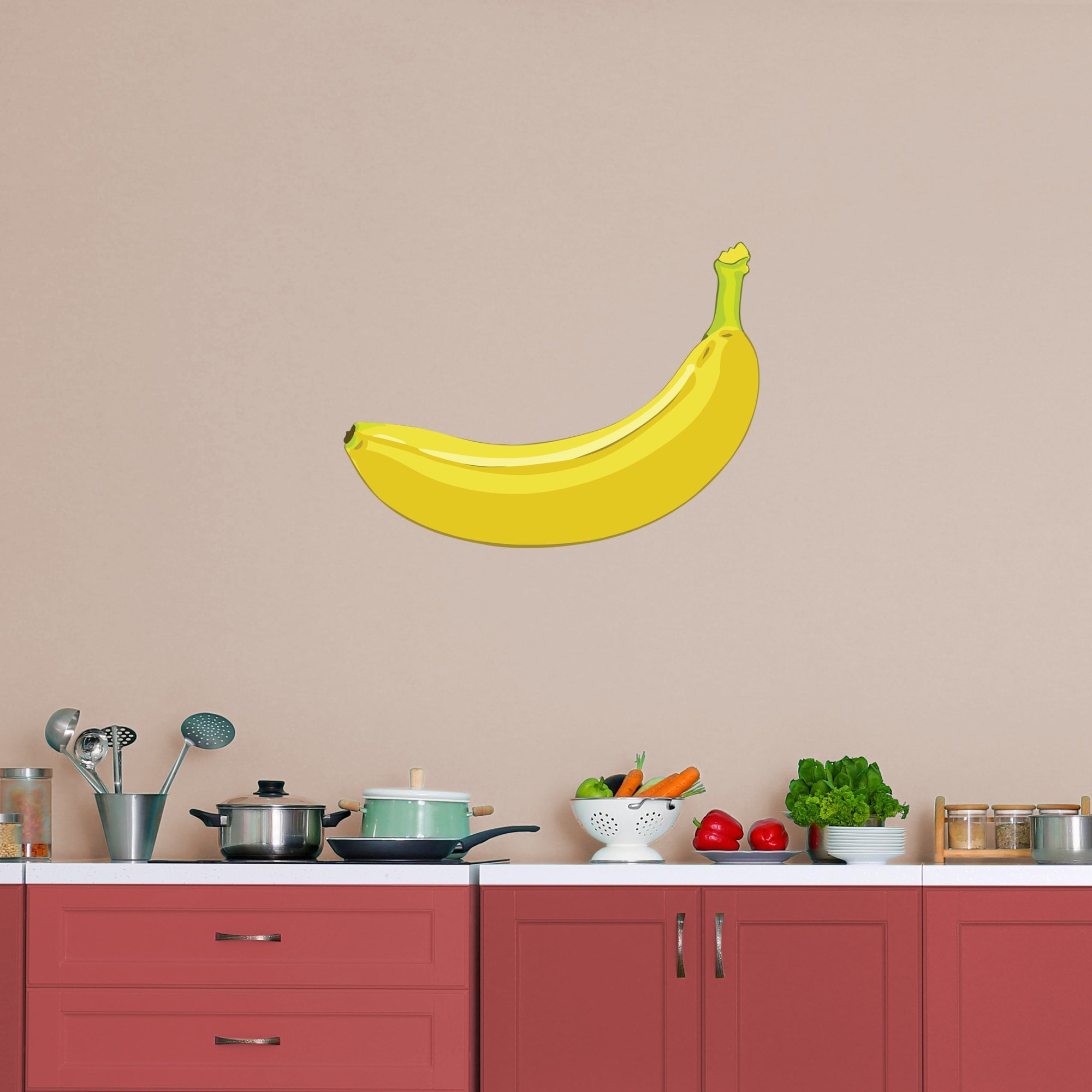 Banana: Illustrated - Removable Vinyl Decal XL by Fathead