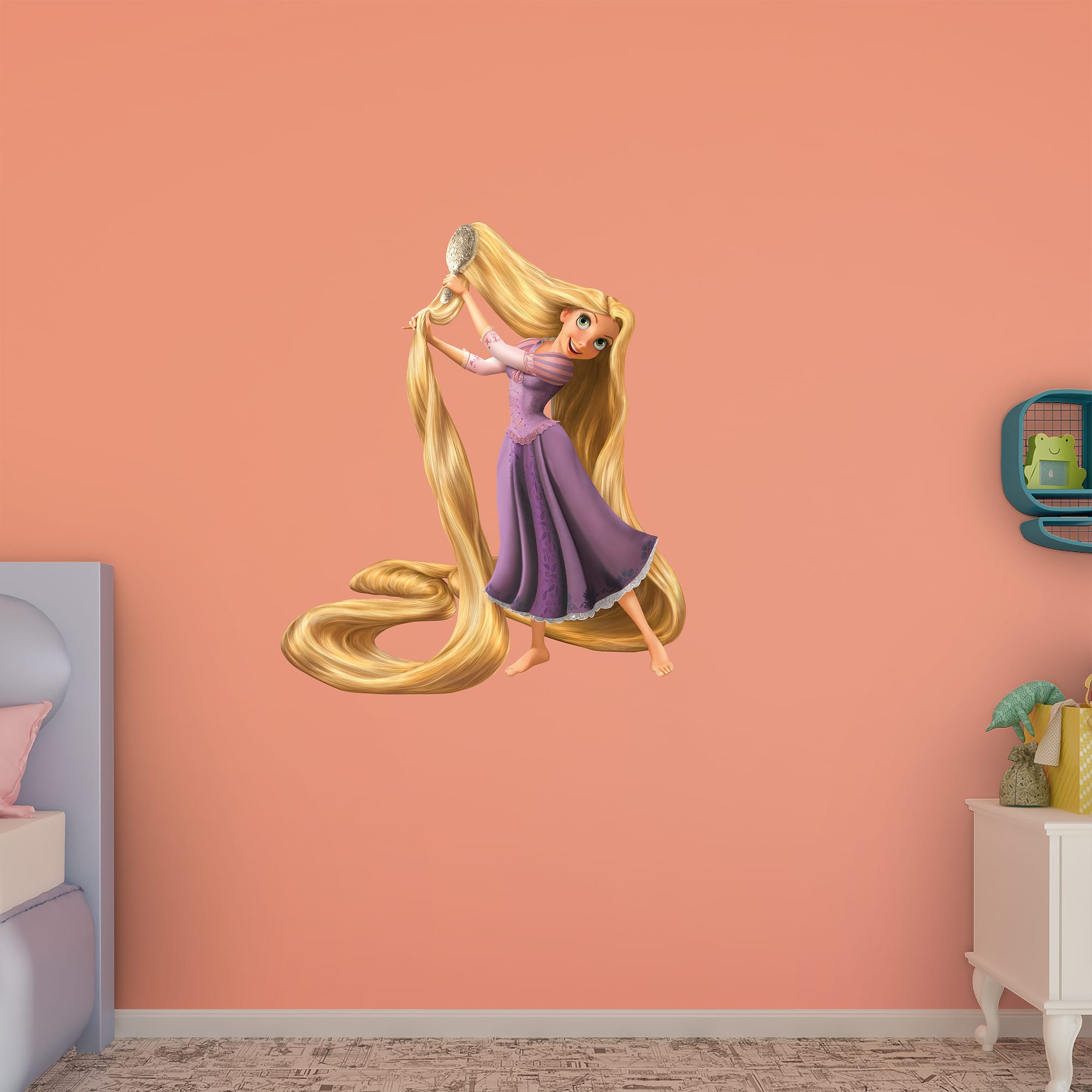 Rapunzel: Tangled - Officially Licensed Disney Removable Wall Decal 42.0"W x 49.0"H by Fathead | Vinyl