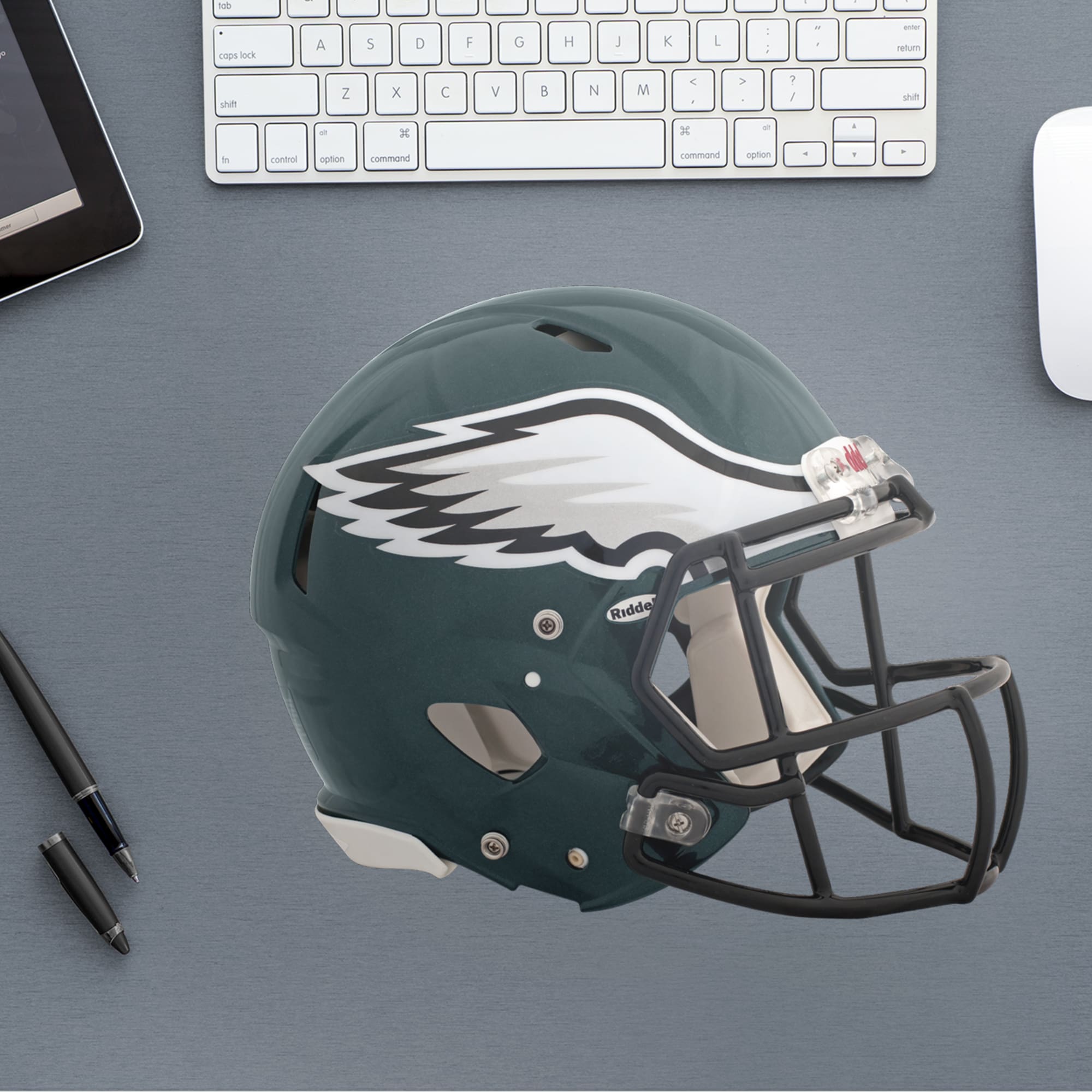 Philadelphia Eagles: Helmet - Officially Licensed NFL Removable Wall Decal Large by Fathead | Vinyl