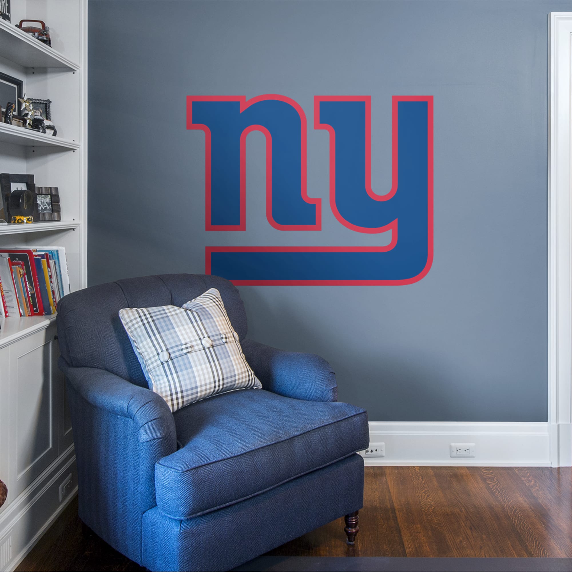 New York Giants: Logo - Officially Licensed NFL Transfer Decal by Fathead | Vinyl