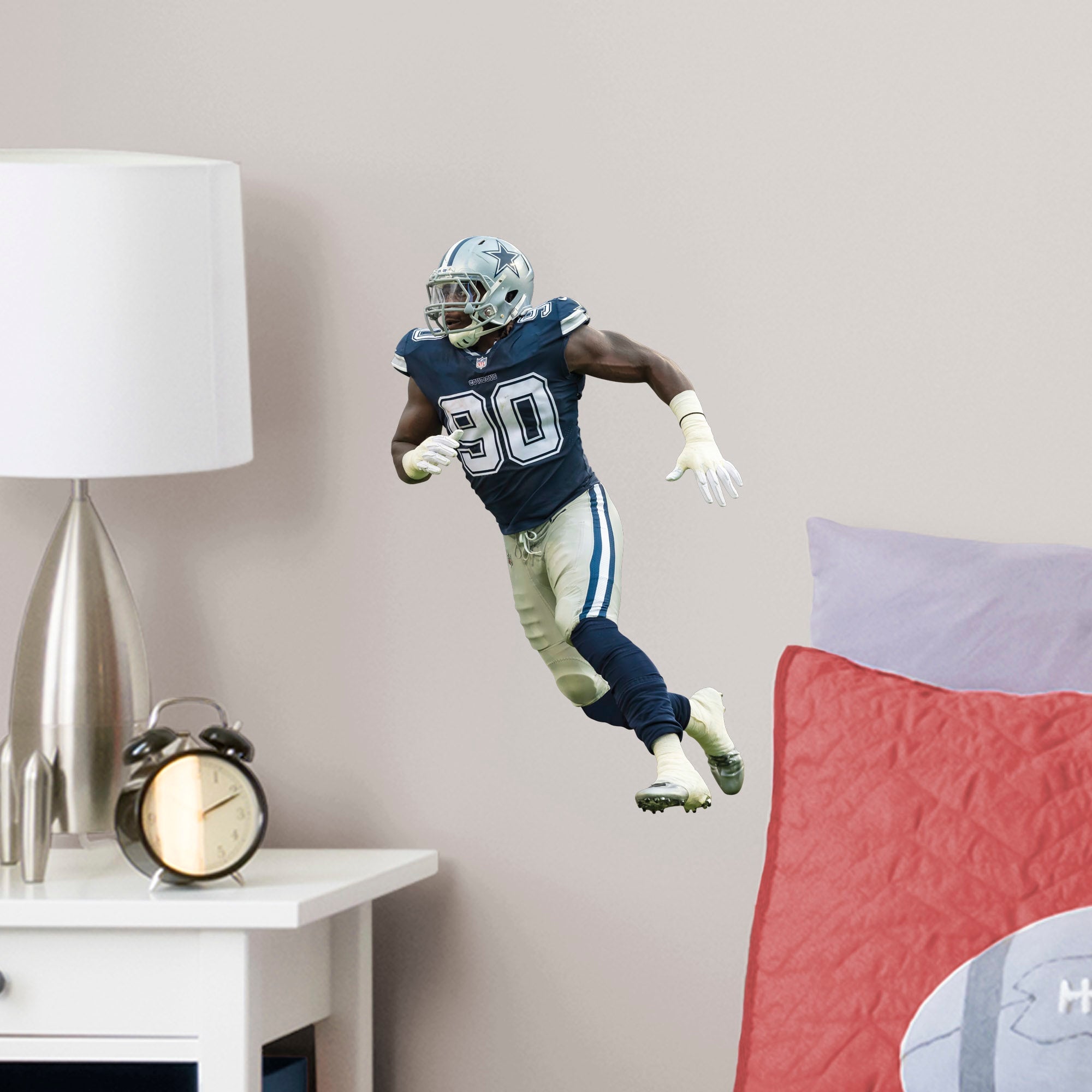 Demarcus Lawrence for Dallas Cowboys - Officially Licensed NFL Removable Wall Decal Large by Fathead | Vinyl