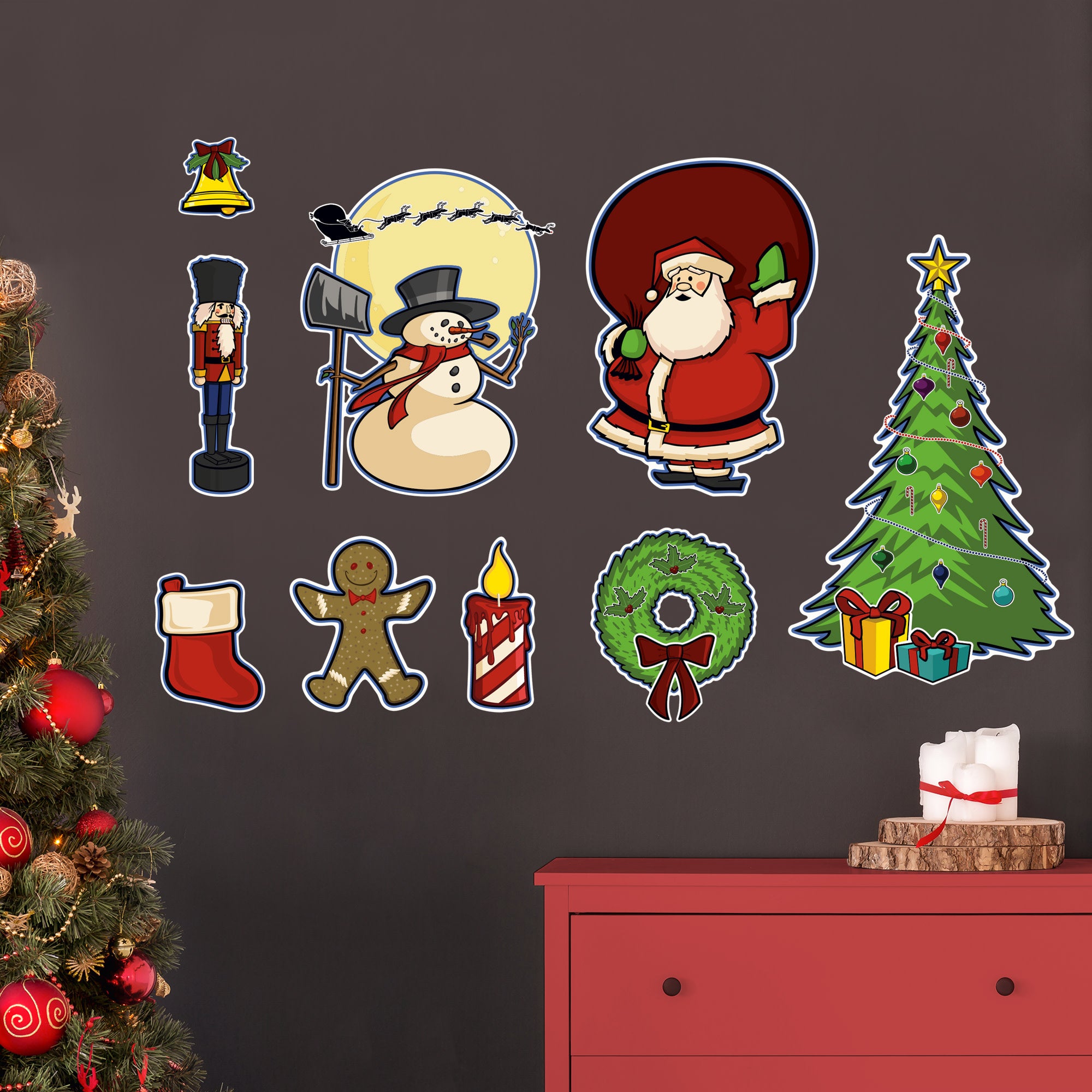 Christmas: Icon Collection: X - Removable Vinyl Decal by Fathead