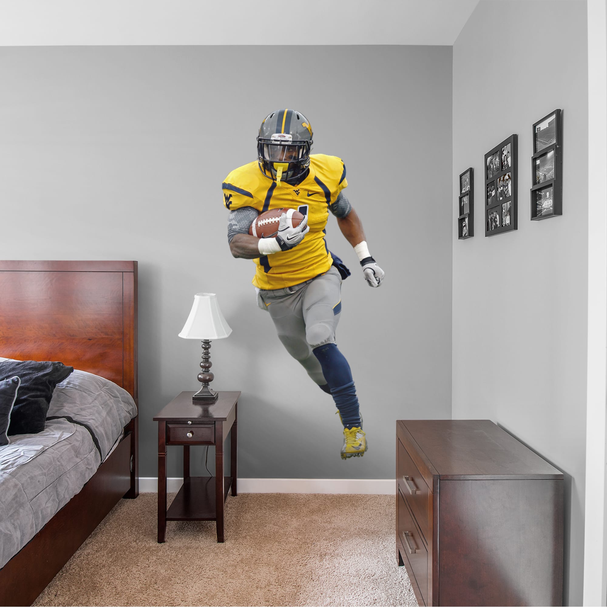 Tavon Austin for West Virginia Mountaineers: West Virginia - Officially Licensed Removable Wall Decal 34.0"W x 73.0"H by Fathead