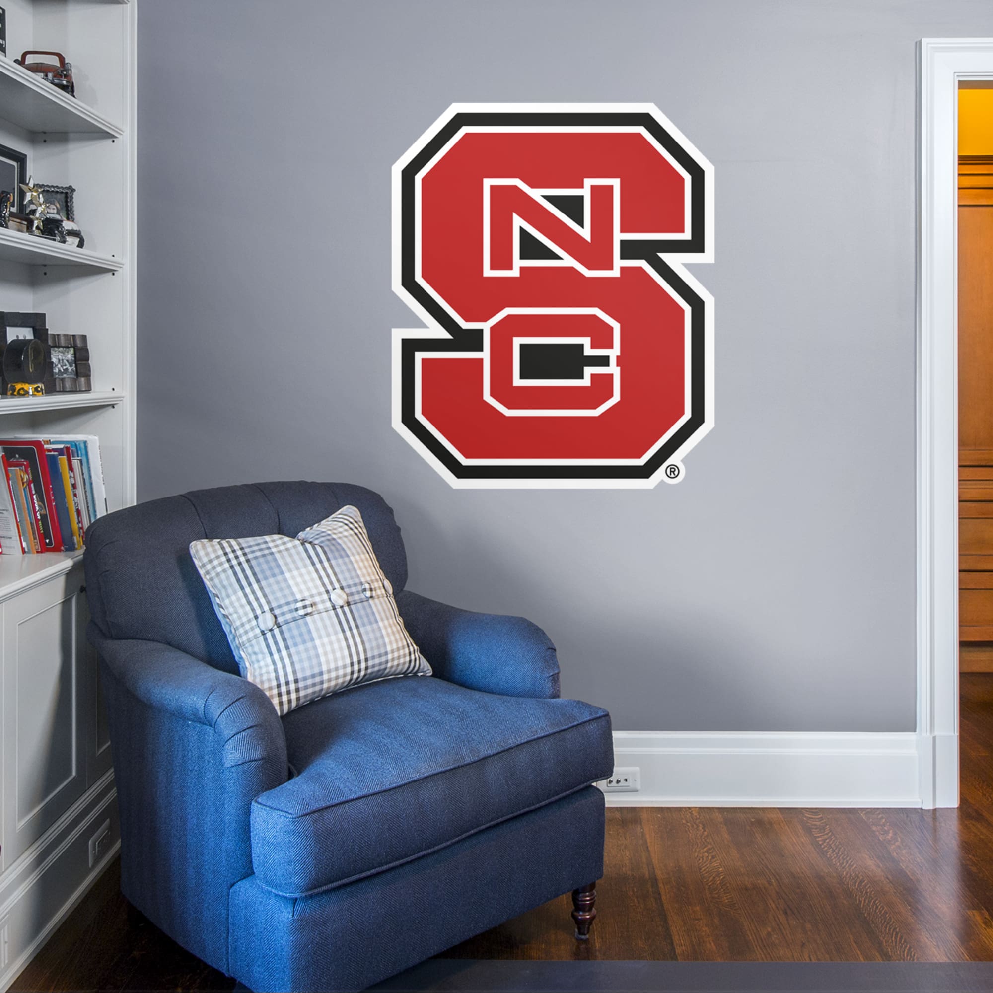 North Carolina State Wolfpack for NC State Wolfpack: Logo - Officially Licensed Removable Wall Decal 38.0"W x 45.0"H by Fathead
