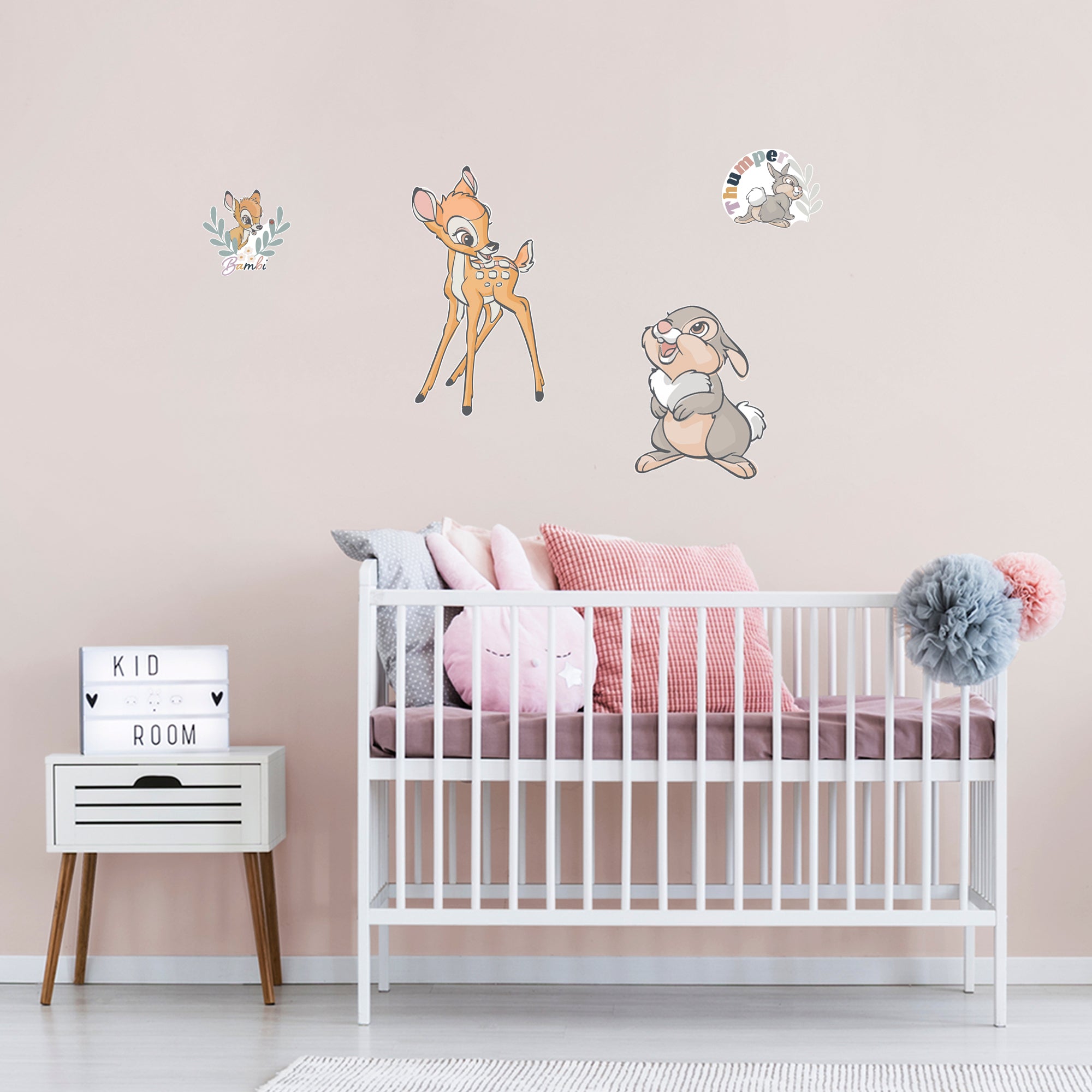 Bambi and Thumper Before the Bloom - Officially Licensed Disney Removable Wall Decal XL by Fathead | Vinyl