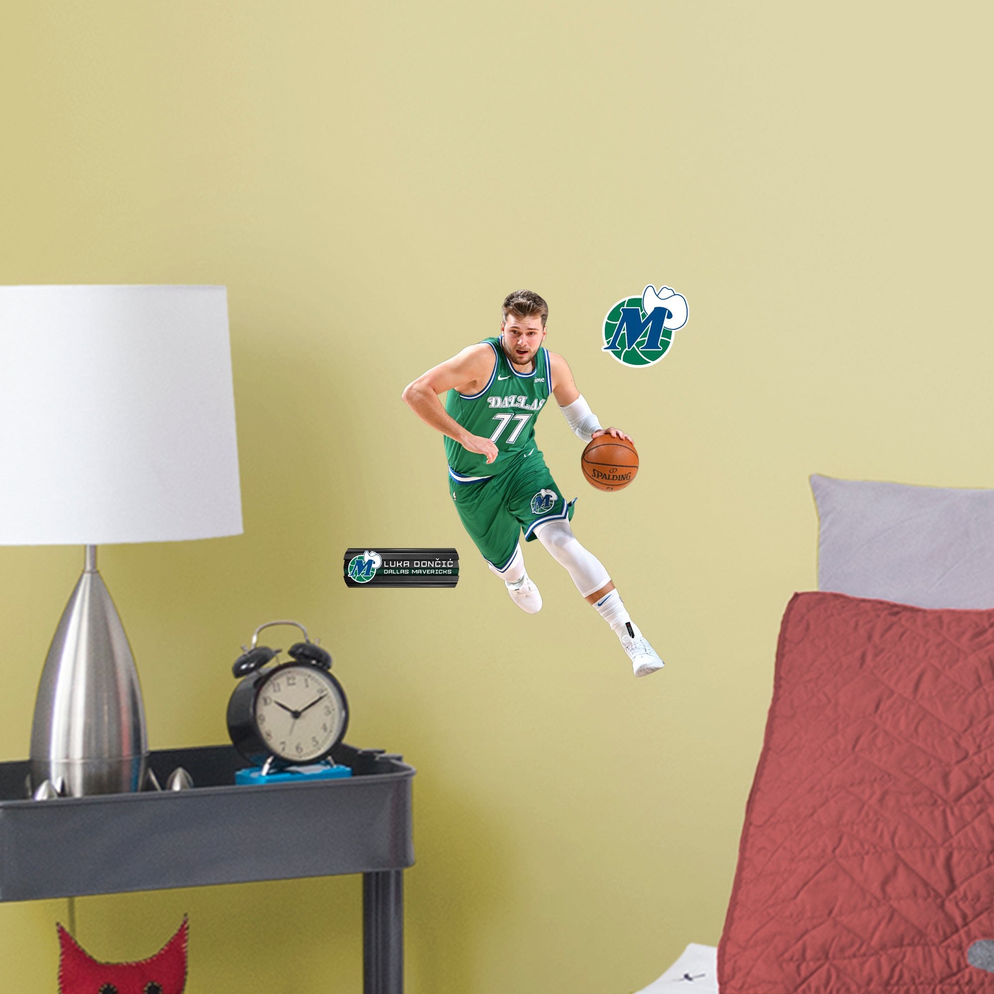 Luka Don?i? 2021 Classic Jersey - Officially Licensed NBA Removable Wall Decal Large by Fathead | Vinyl