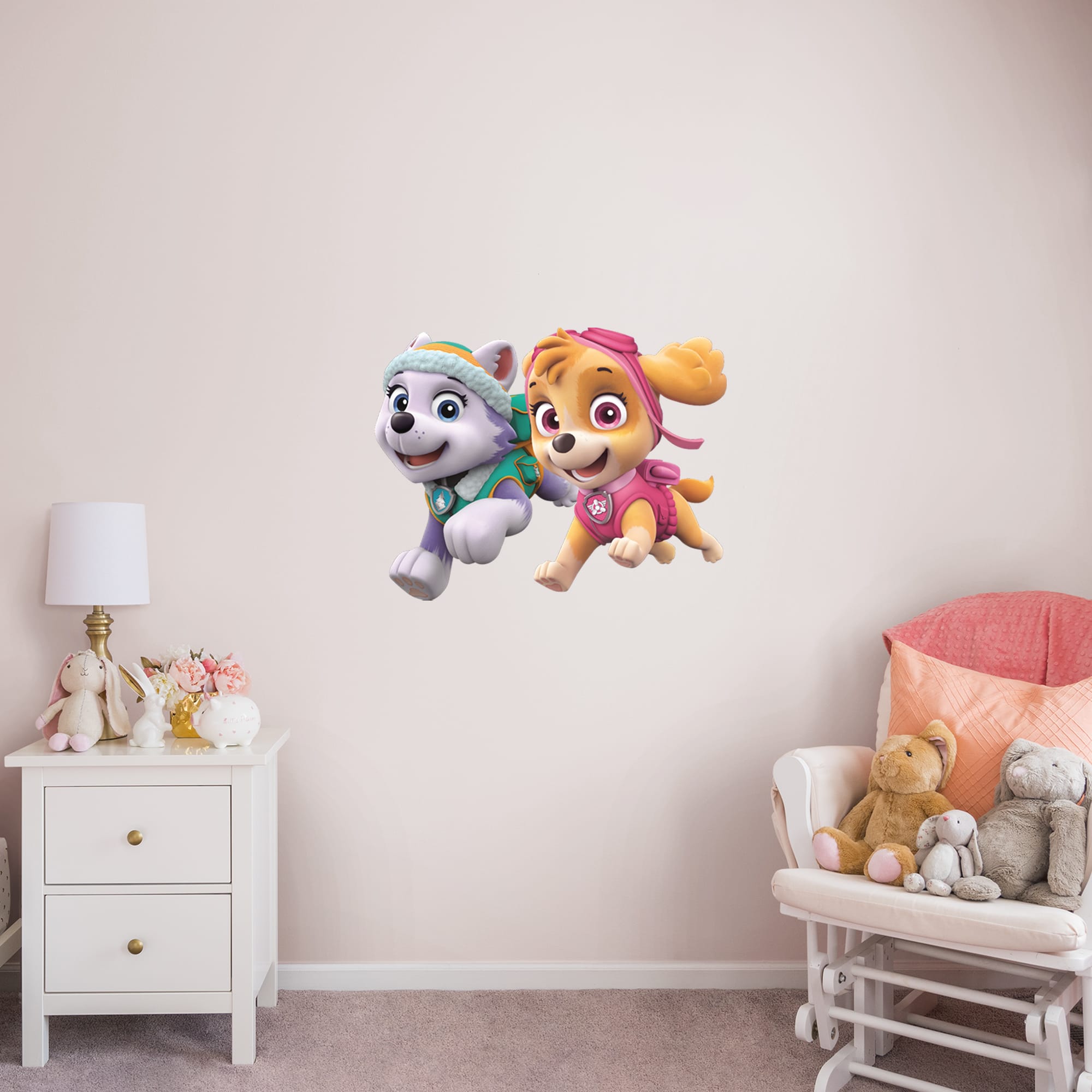 PAW Patrol: Girl Pups - Officially Licensed Removable Wall Decal XL by Fathead | Vinyl