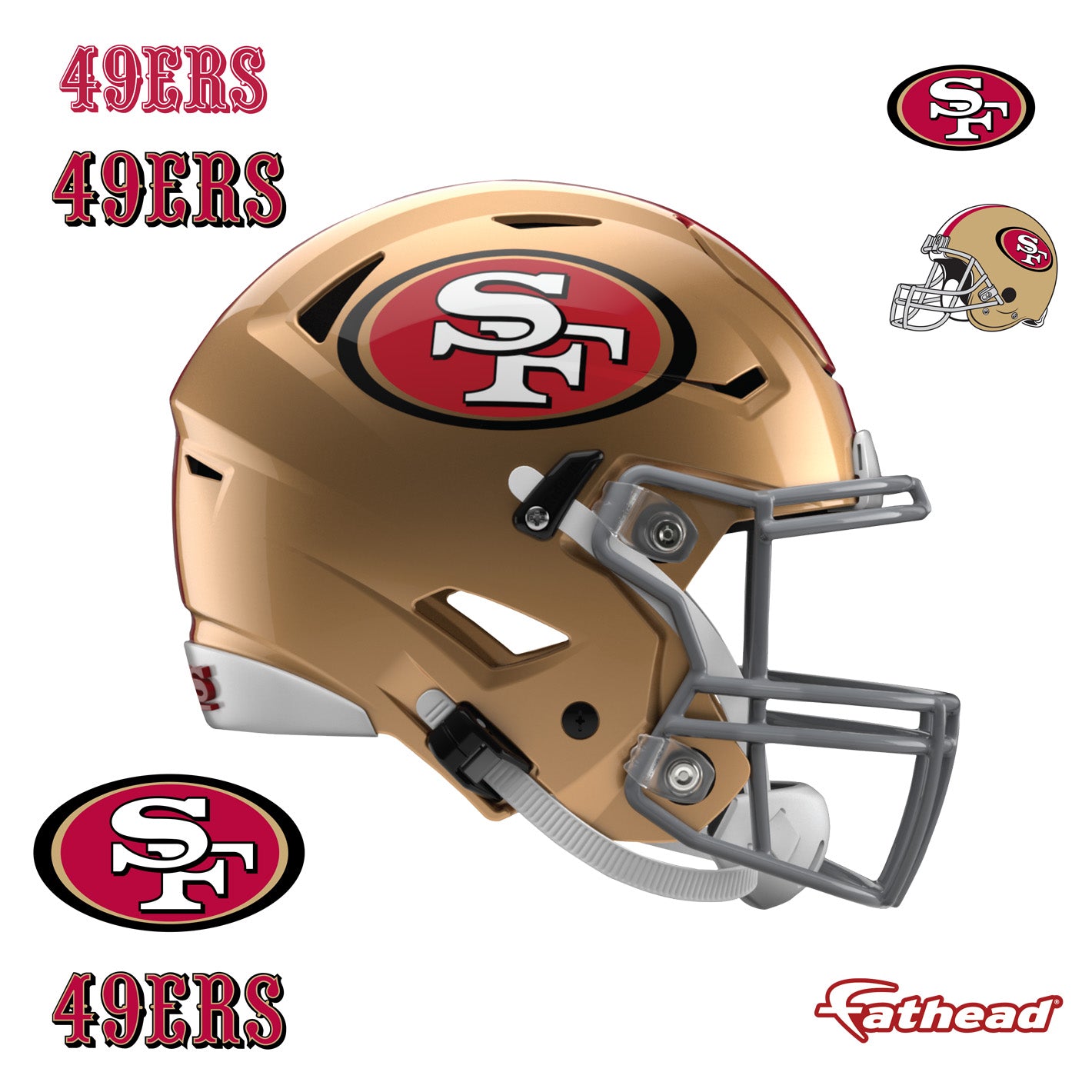 san francisco 49ers helmet