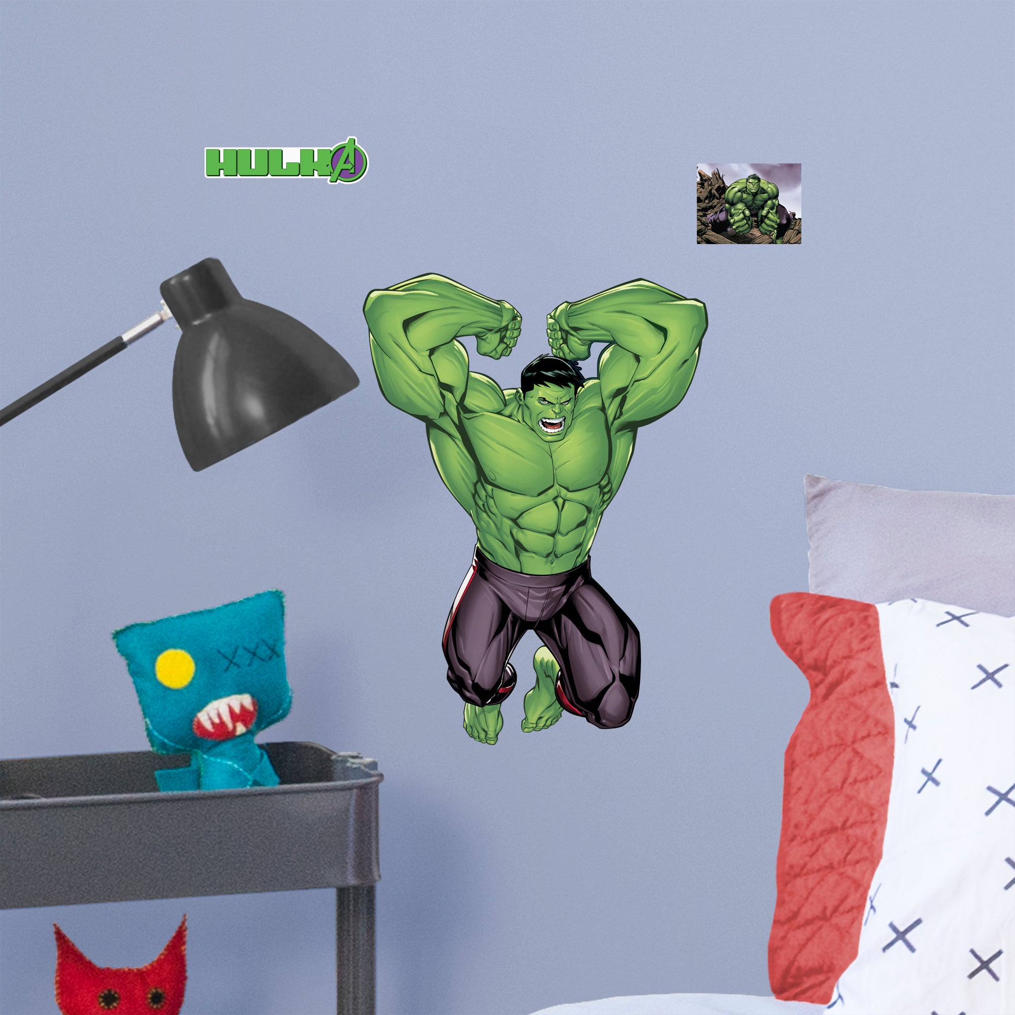 Hulk: Avengers Core - Officially Licensed Removable Wall Decal Large by Fathead | Vinyl