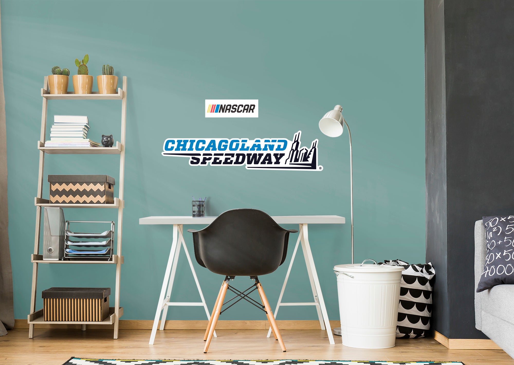 Chicagoland Speedway 2021 Logo - Officially Licensed NASCAR Removable Wall Decal XL by Fathead | Vinyl