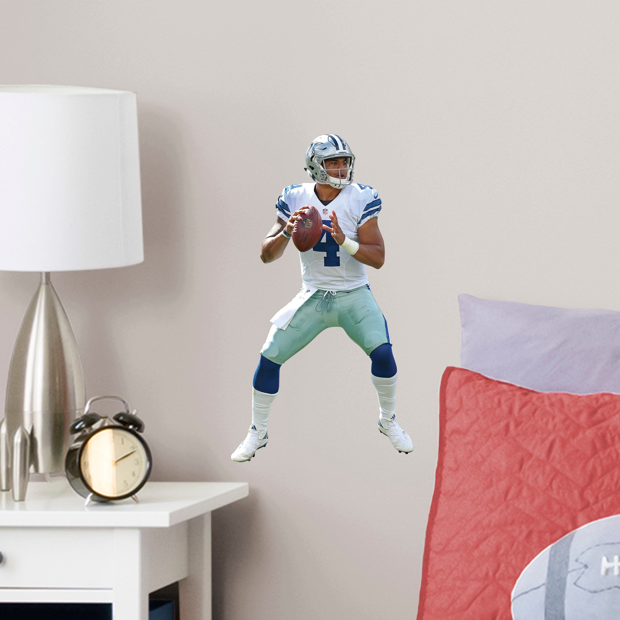 Dak Prescott for Dallas Cowboys - Officially Licensed NFL Removable Wall Decal Large by Fathead | Vinyl