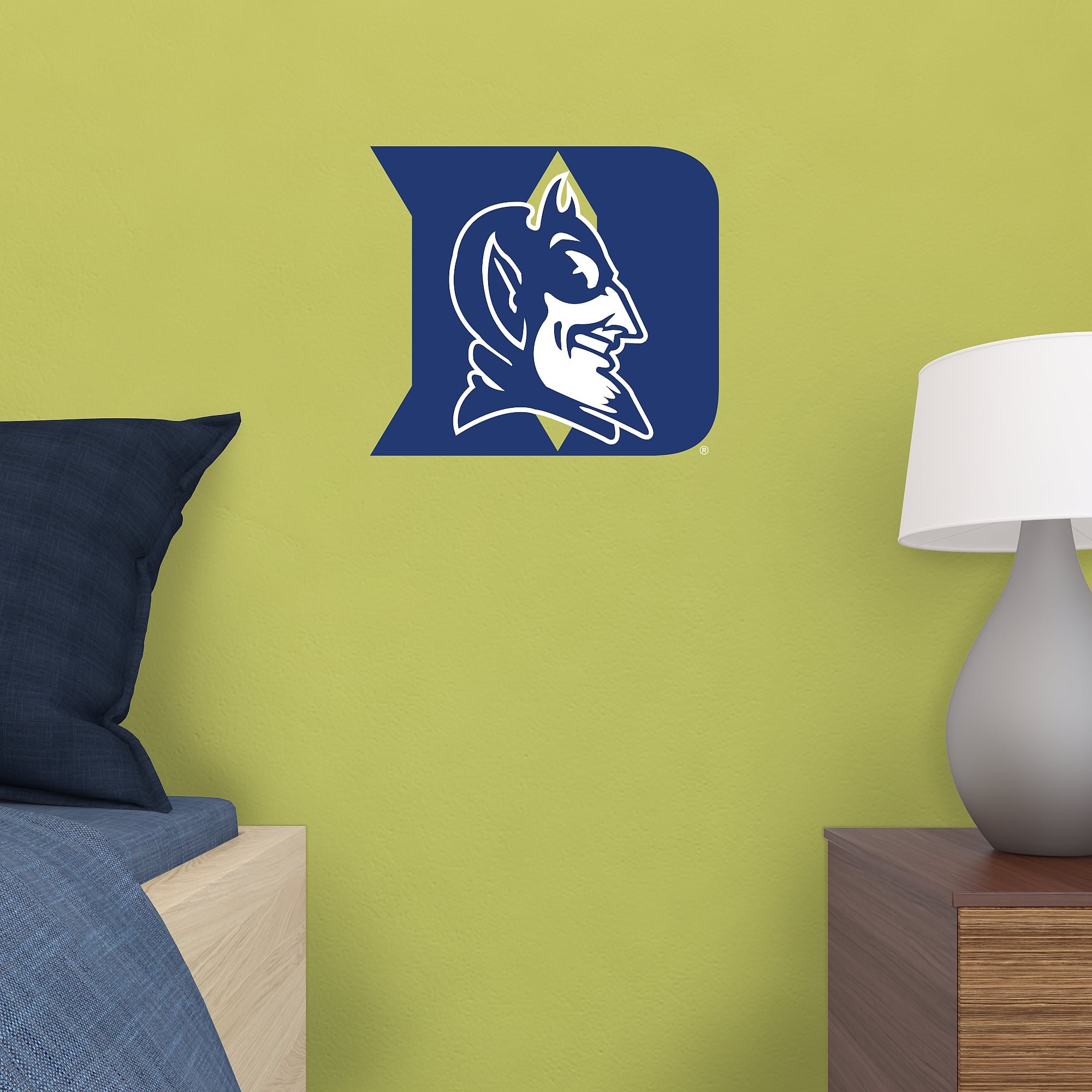 Duke Blue Devils: Logo - Officially Licensed Removable Wall Decal 12.0"W x 12.0"H by Fathead | Vinyl