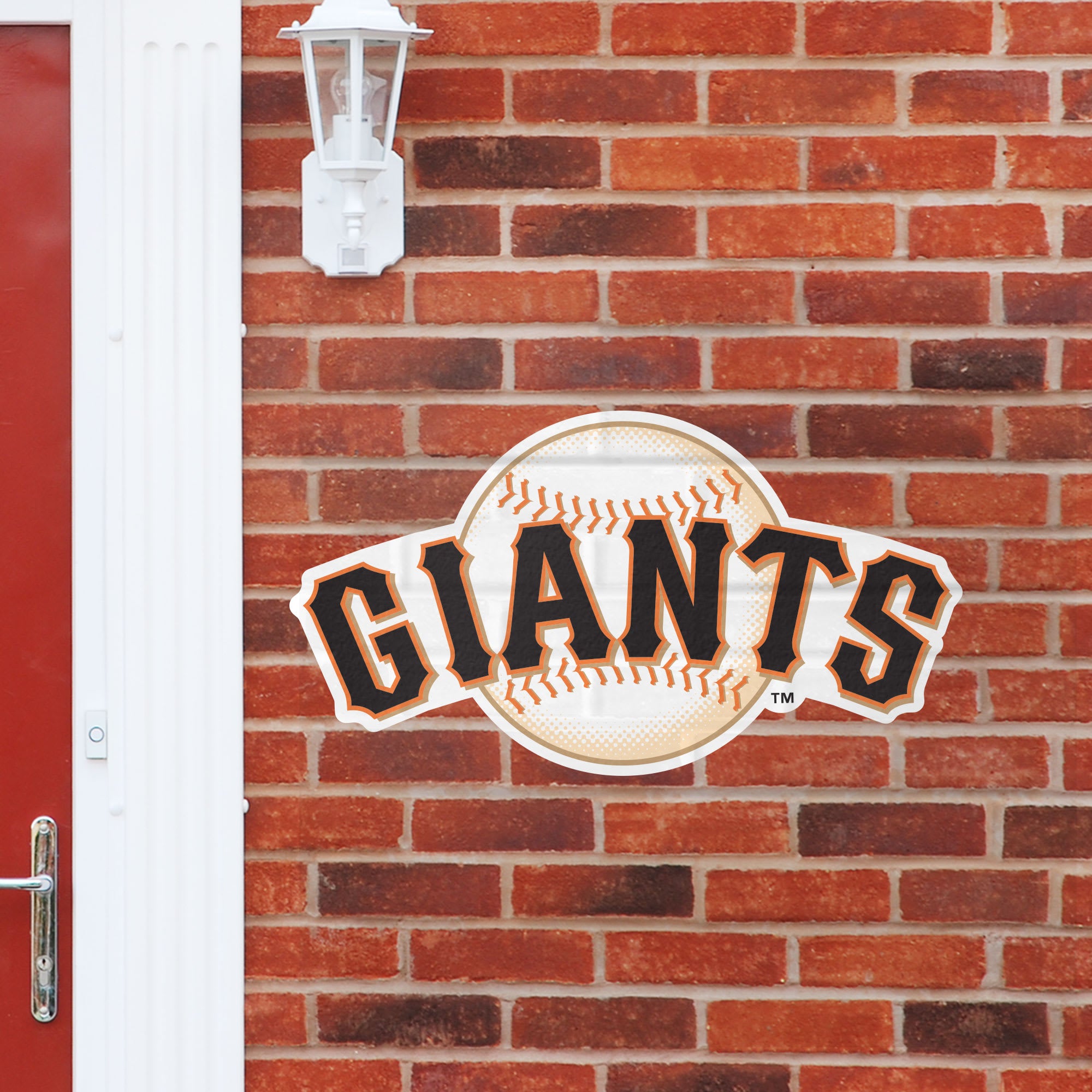 San Francisco Giants: Logo - Officially Licensed MLB Outdoor Graphic Giant Logo (30"W x 30"H) by Fathead | Wood/Aluminum