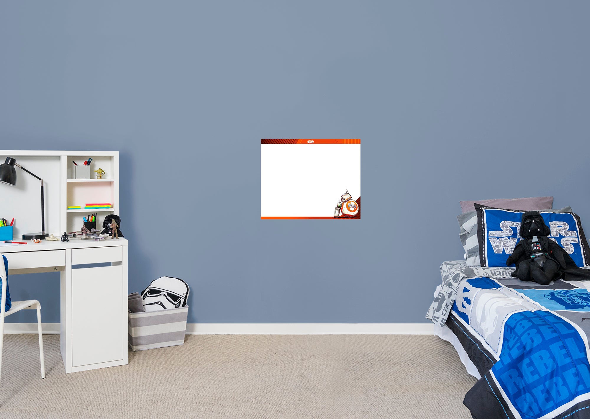 BB8 Whiteboard - Officially Licensed Star Wars Removable Wall Decal XL by Fathead | Vinyl