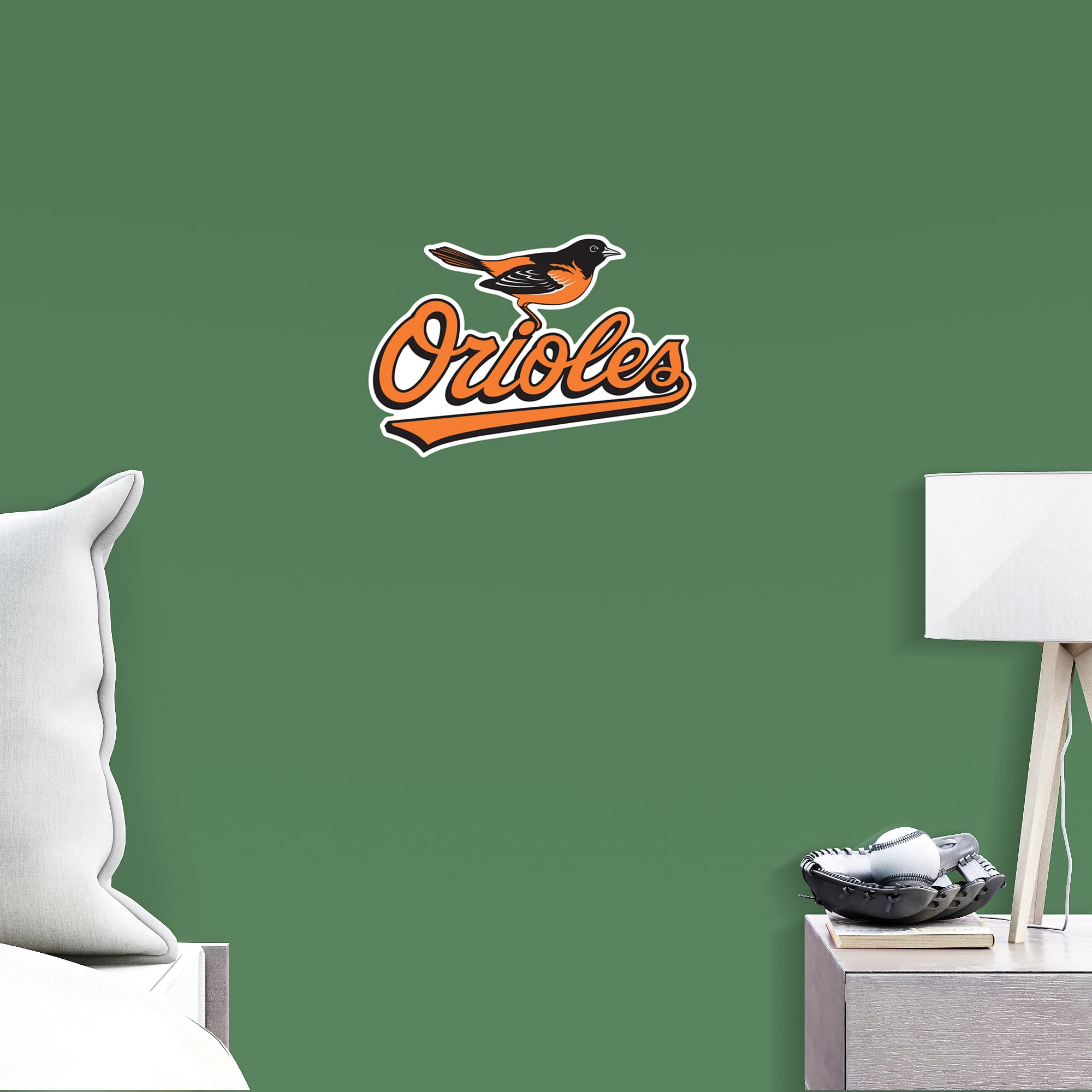 Baltimore Orioles: Logo - Officially Licensed MLB Removable Wall Decal Large by Fathead | Vinyl