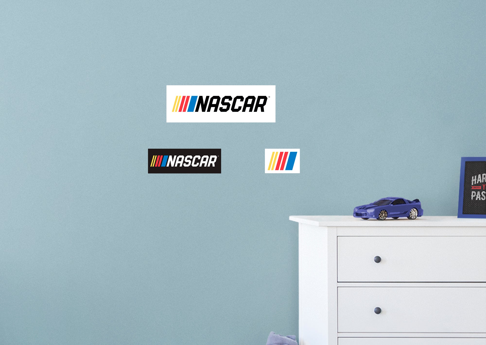 2021 Bar Logo - Officially Licensed NASCAR Removable Wall Decal Large by Fathead | Vinyl