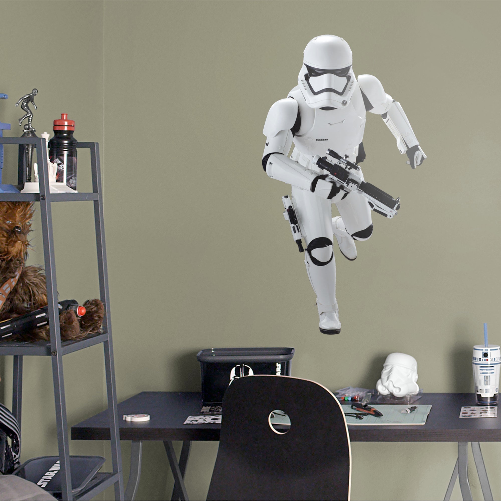 Stormtrooper - Star Wars: The Force Awakens - Officially Licensed Removable Wall Decal 21.0"W x 38.0"H by Fathead | Vinyl