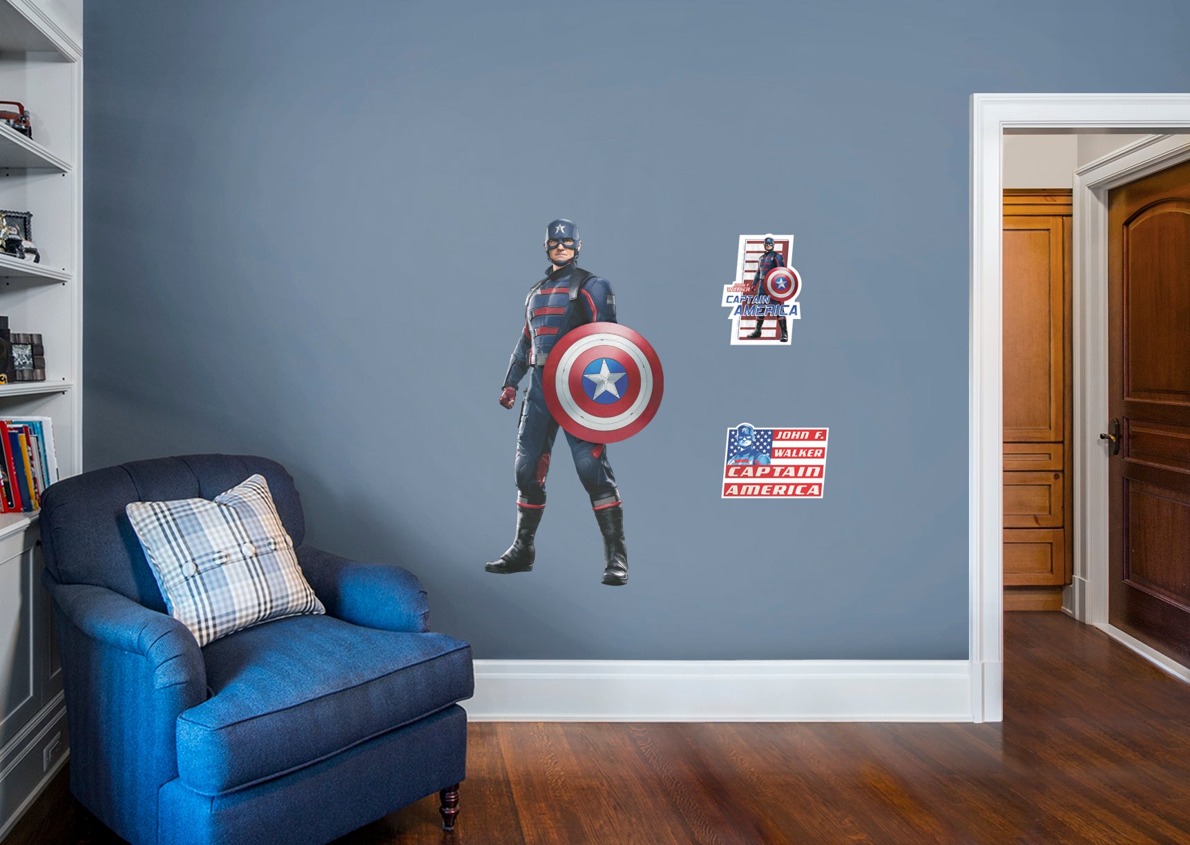 The Falcon & The Winter Soldier JOHN F WALKER - Officially Licensed Marvel Removable Wall Decal Giant Character + 2 Decals by Fa