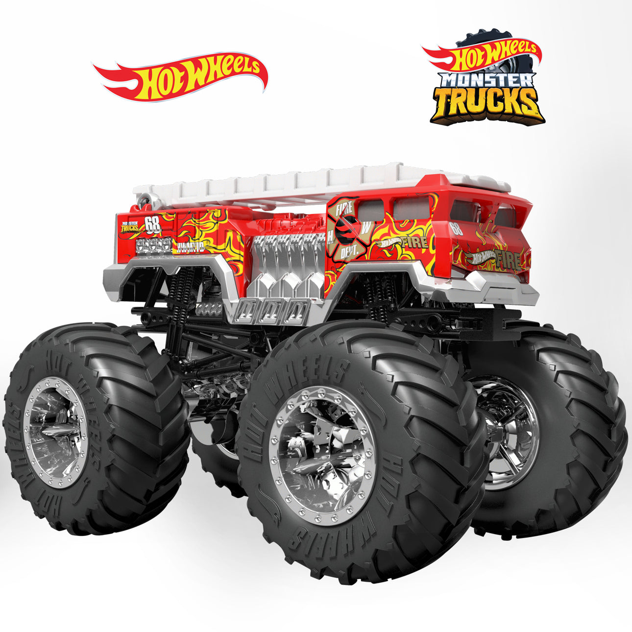 Hot Wheels Monster Truck 5-ALARM - Officially Licensed Mattel Removabl