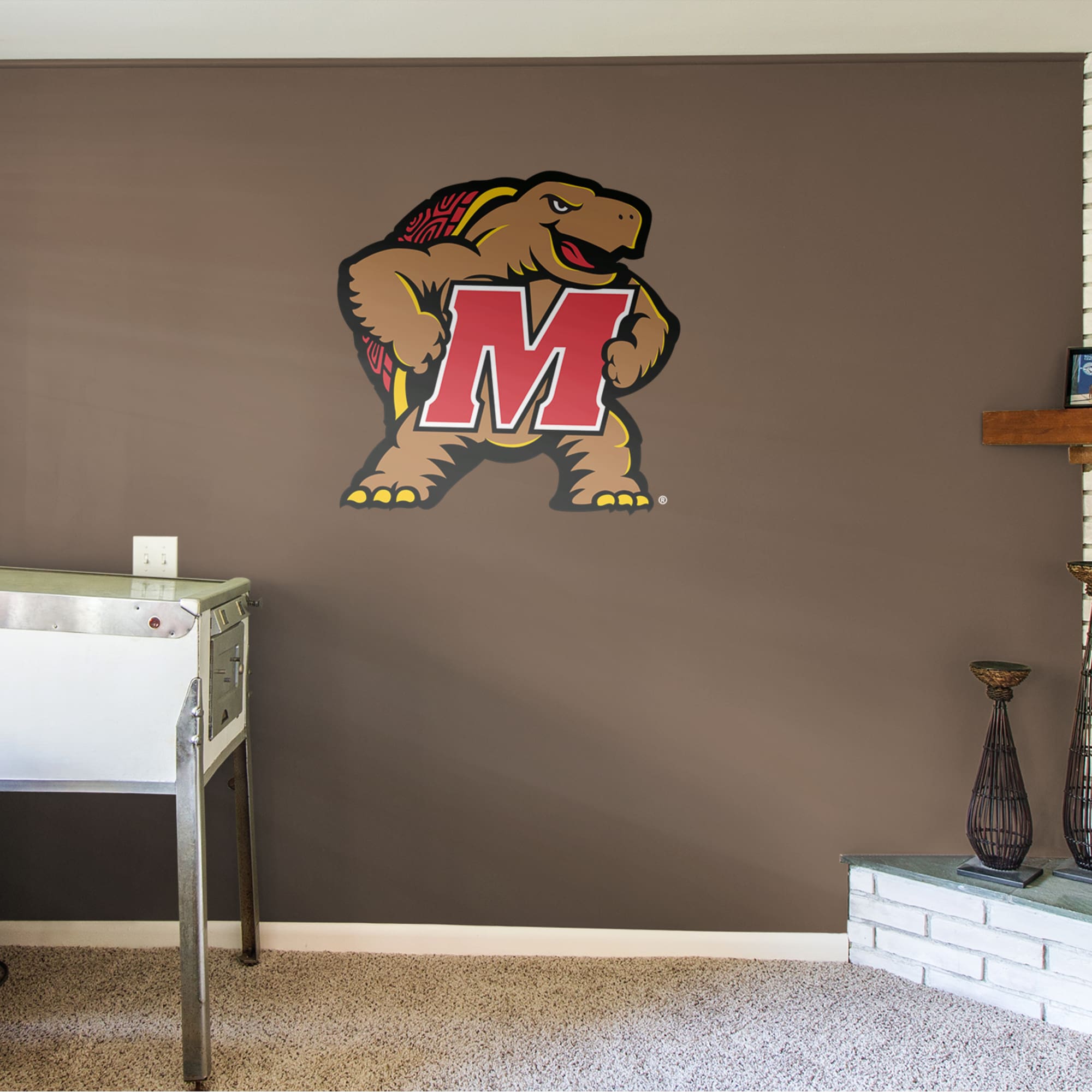 Maryland Terrapins: Logo - Officially Licensed Removable Wall Decal 38.0"W x 39.0"H by Fathead | Vinyl