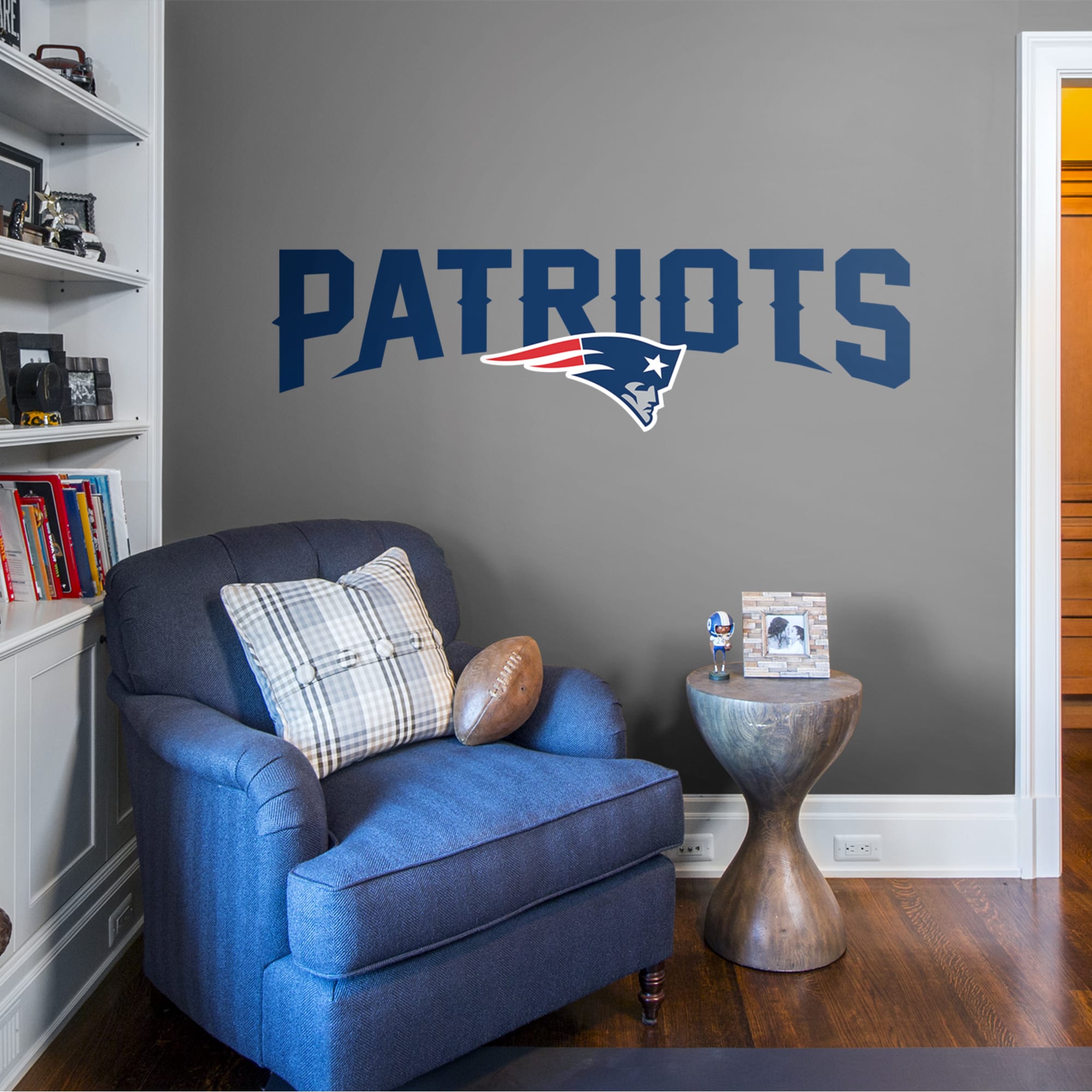 New England Patriots: Logo - Officially Licensed NFL Transfer Decal by Fathead | Vinyl