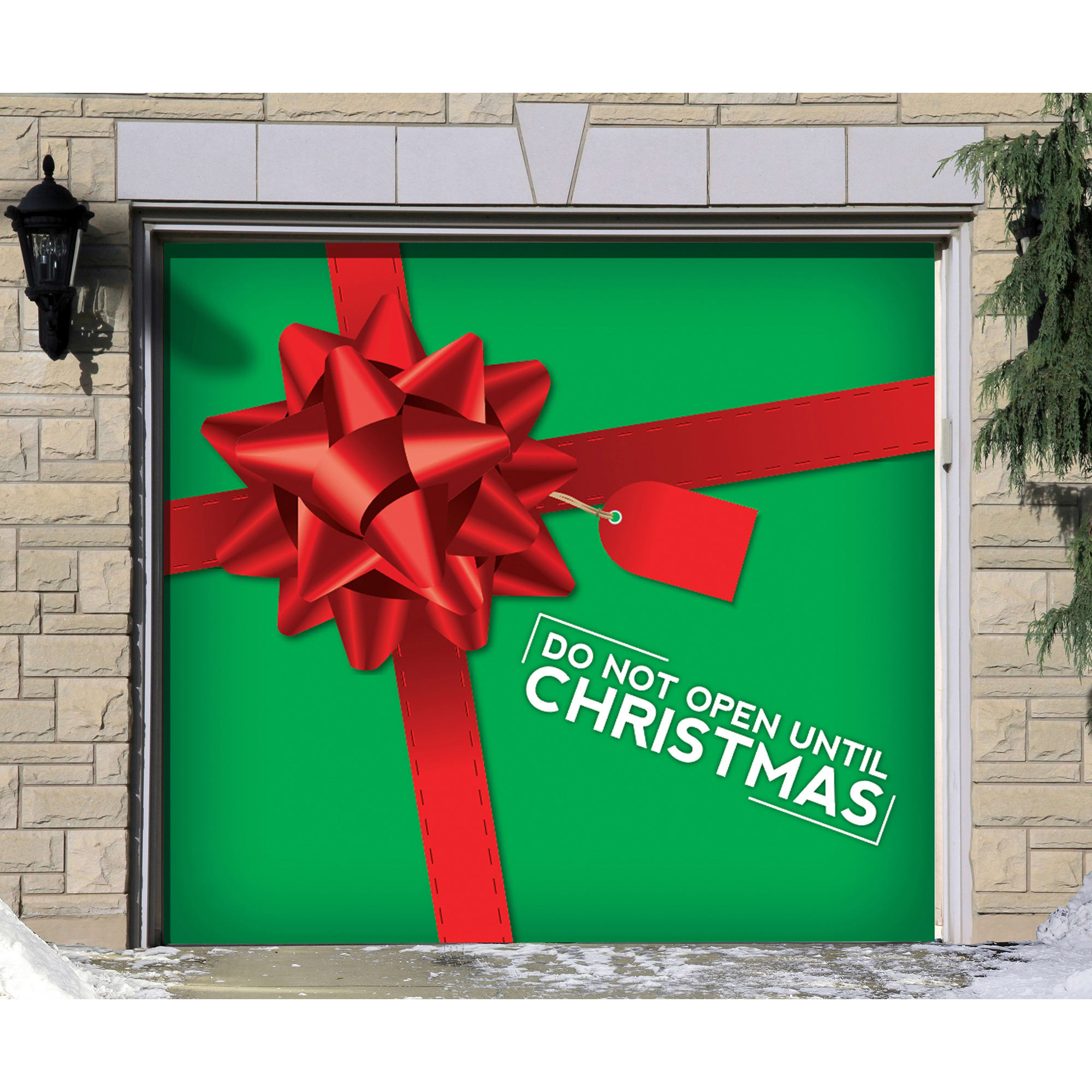 Dont Open Until Xmas - Garage Door Banner 7 x 8 Single by Fathead | Vinyl