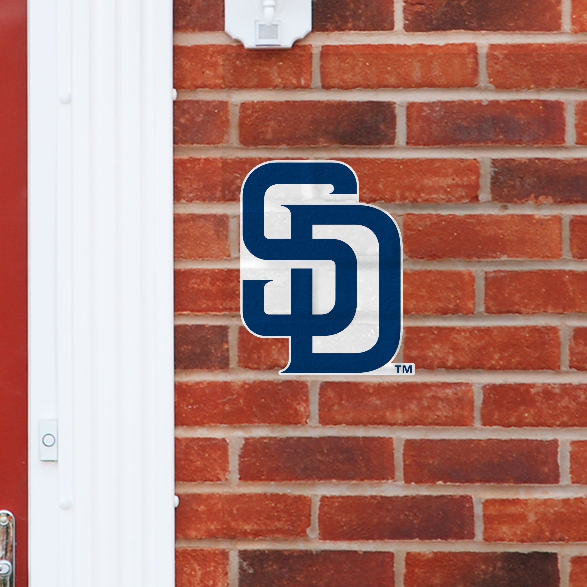 San Diego Padres: Logo - Officially Licensed MLB Outdoor Graphic Large by Fathead | Wood/Aluminum